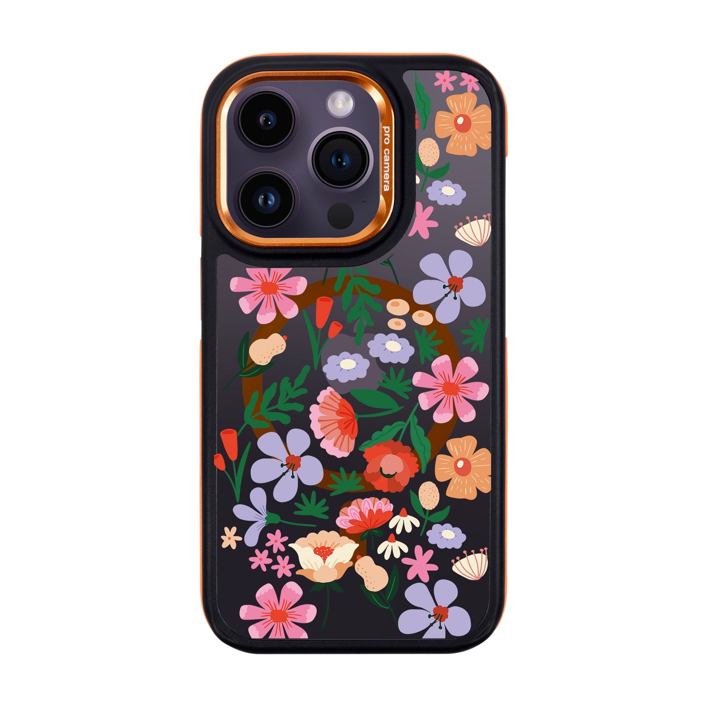 GRACIOUS-iPhone 14 Pro Dark Kılıf MagSafe Özellikli