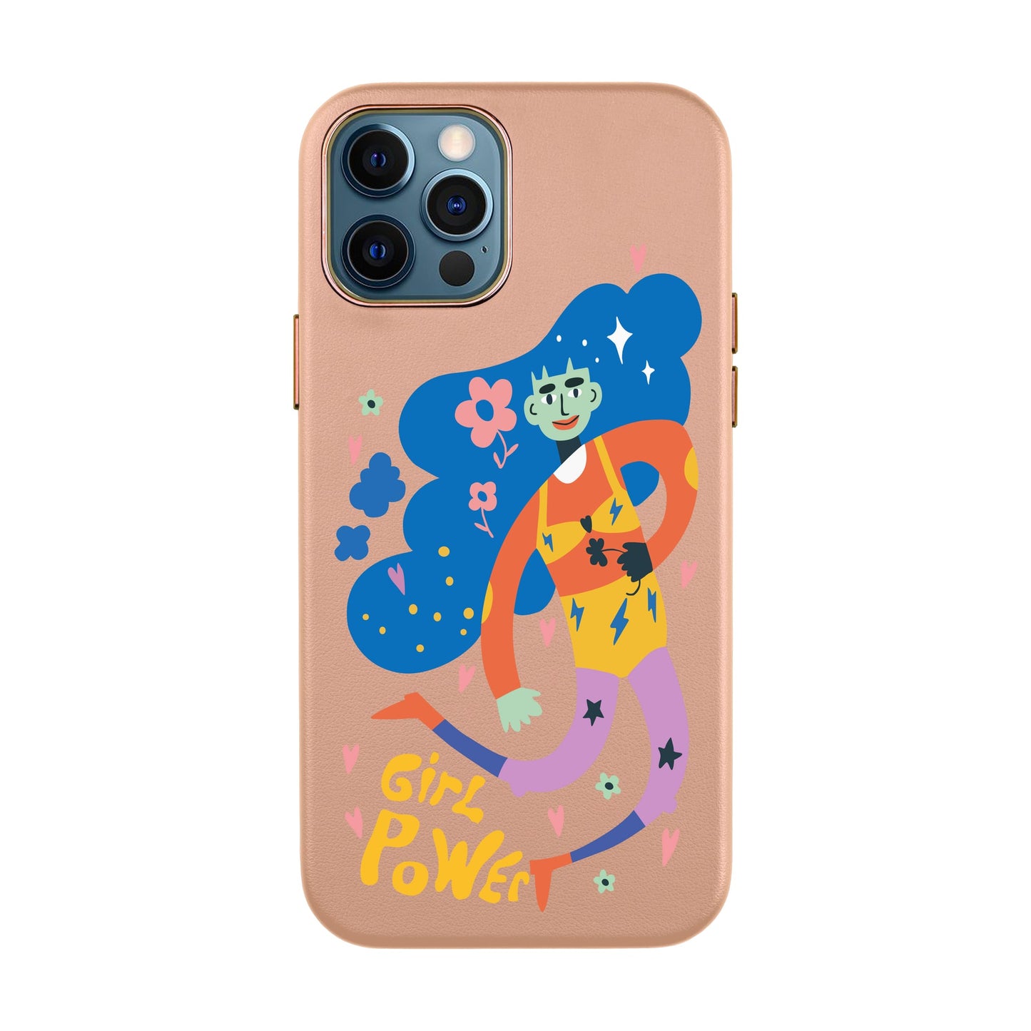GIRL POWER-iPhone 11 Pro Max Leather Kılıf