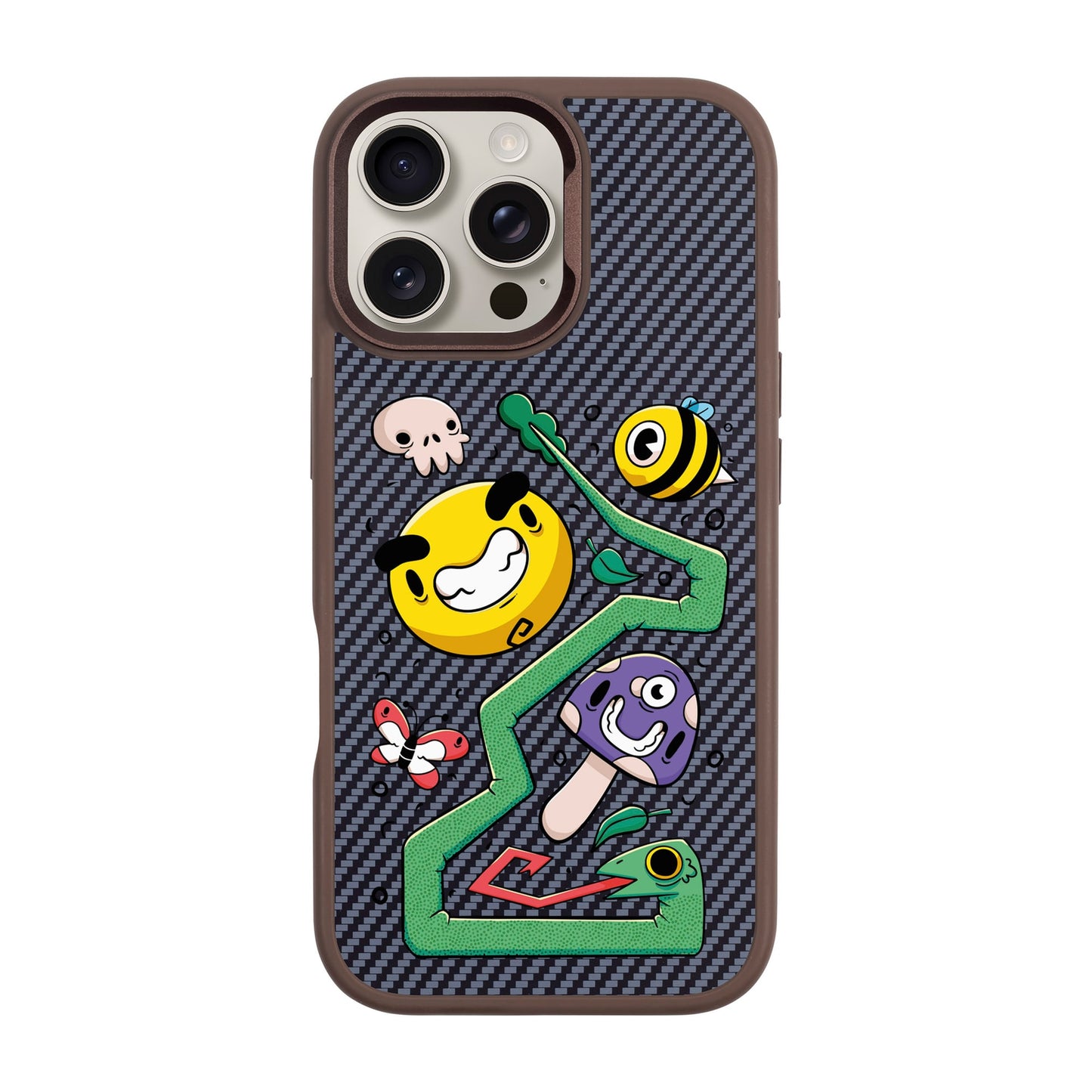 NADUR-iPhone 16 Pro Max Plaid Kılıf MagSafe Özellikli