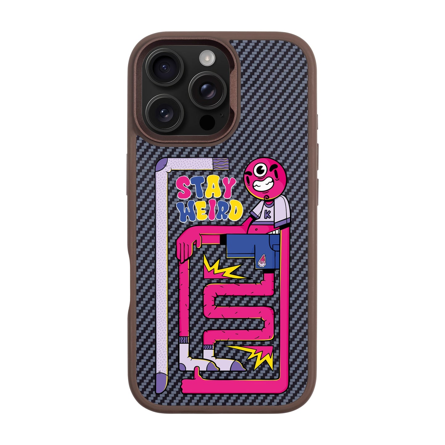 OG TOOTHY-iPhone 16 Pro Max Plaid Kılıf MagSafe Özellikli