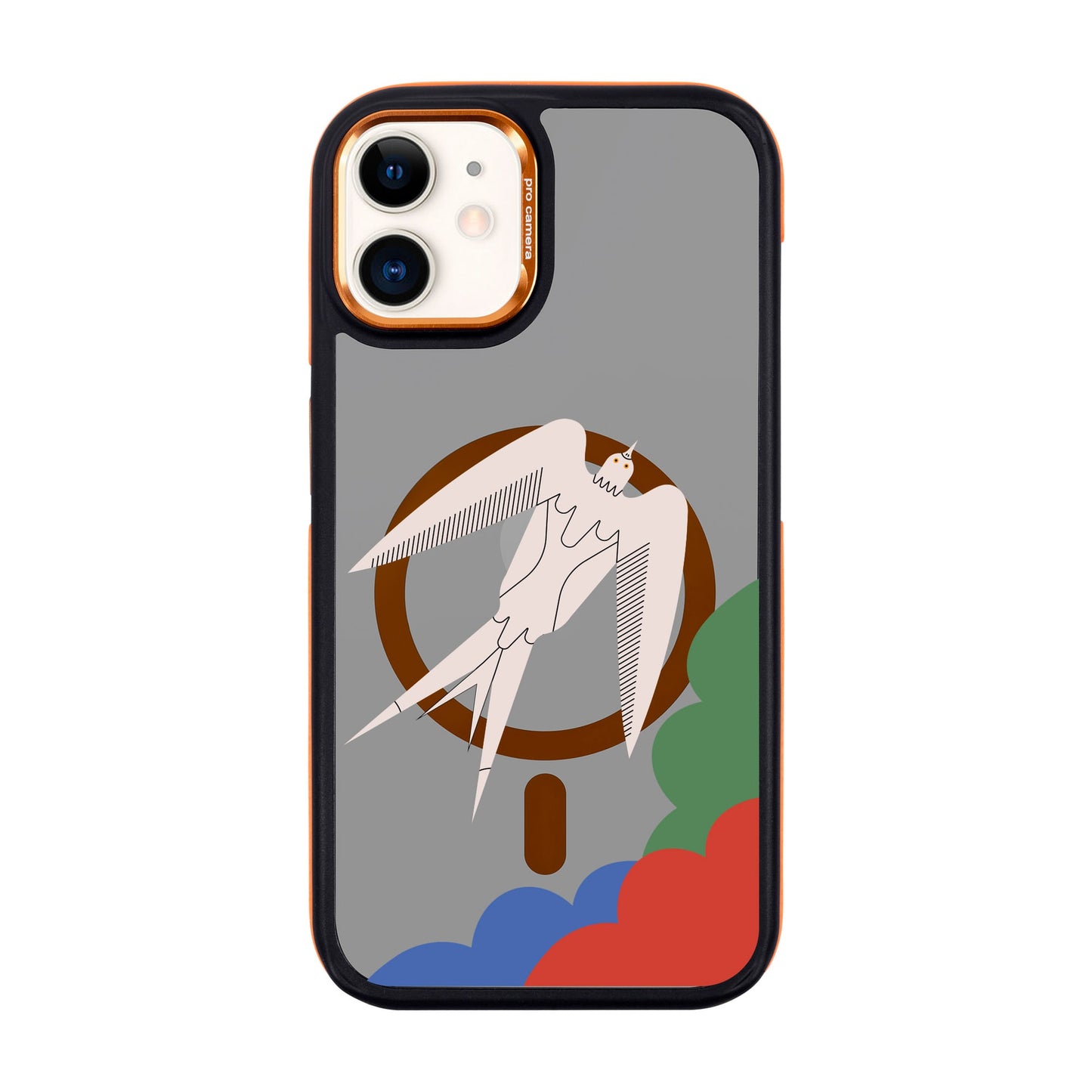 L’OISEAU LIBRE-iPhone 11 Dark Kılıf MagSafe Özellikli