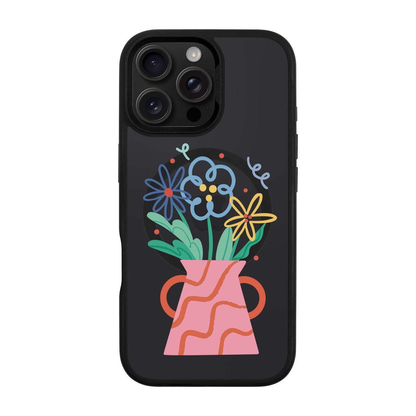 PINK VASE-iPhone 16 Pro Max Rise Kılıf MagSafe Özellikli