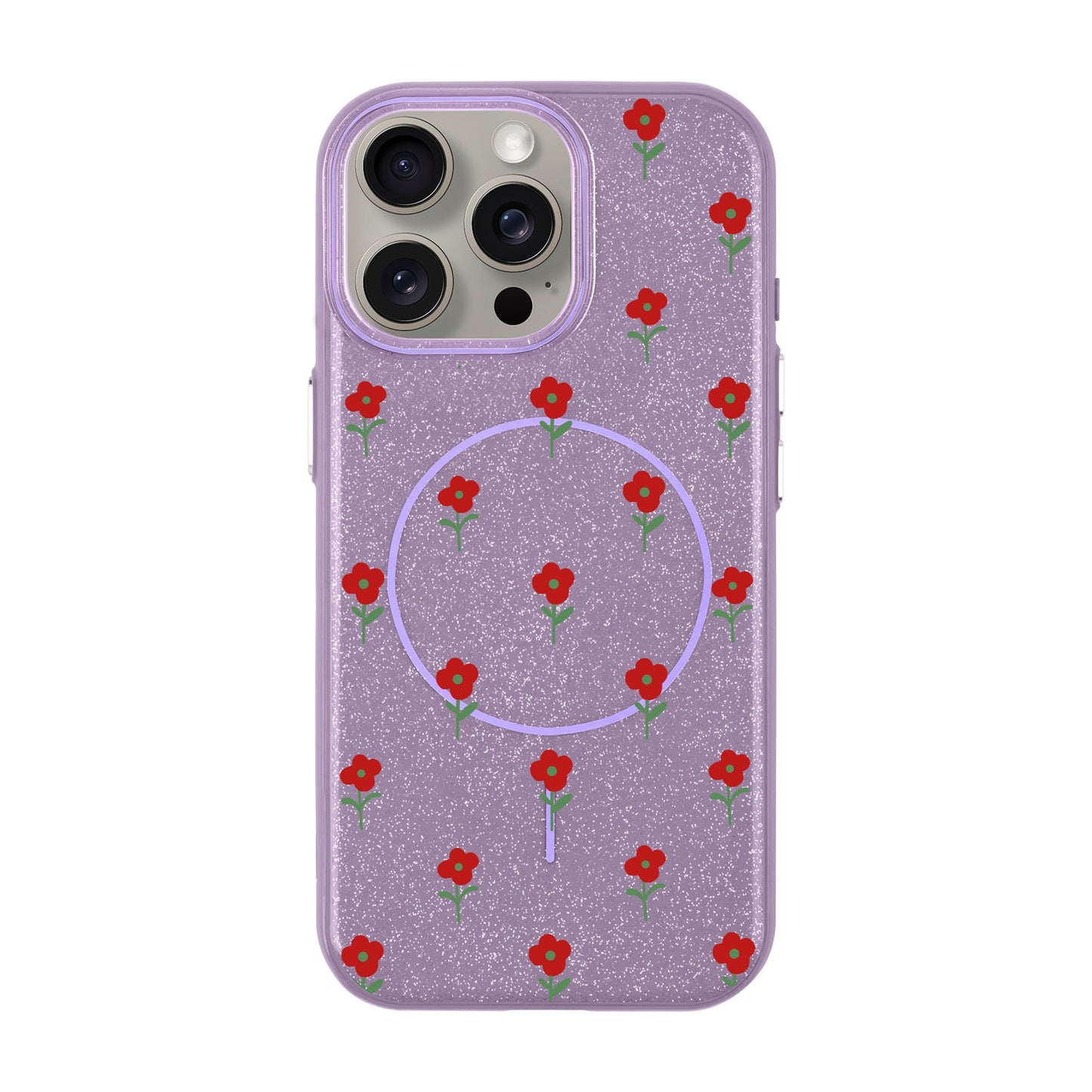 FLOWER POWER-iPhone 15 Pro Max Radiant Kılıf MagSafe Özellikli