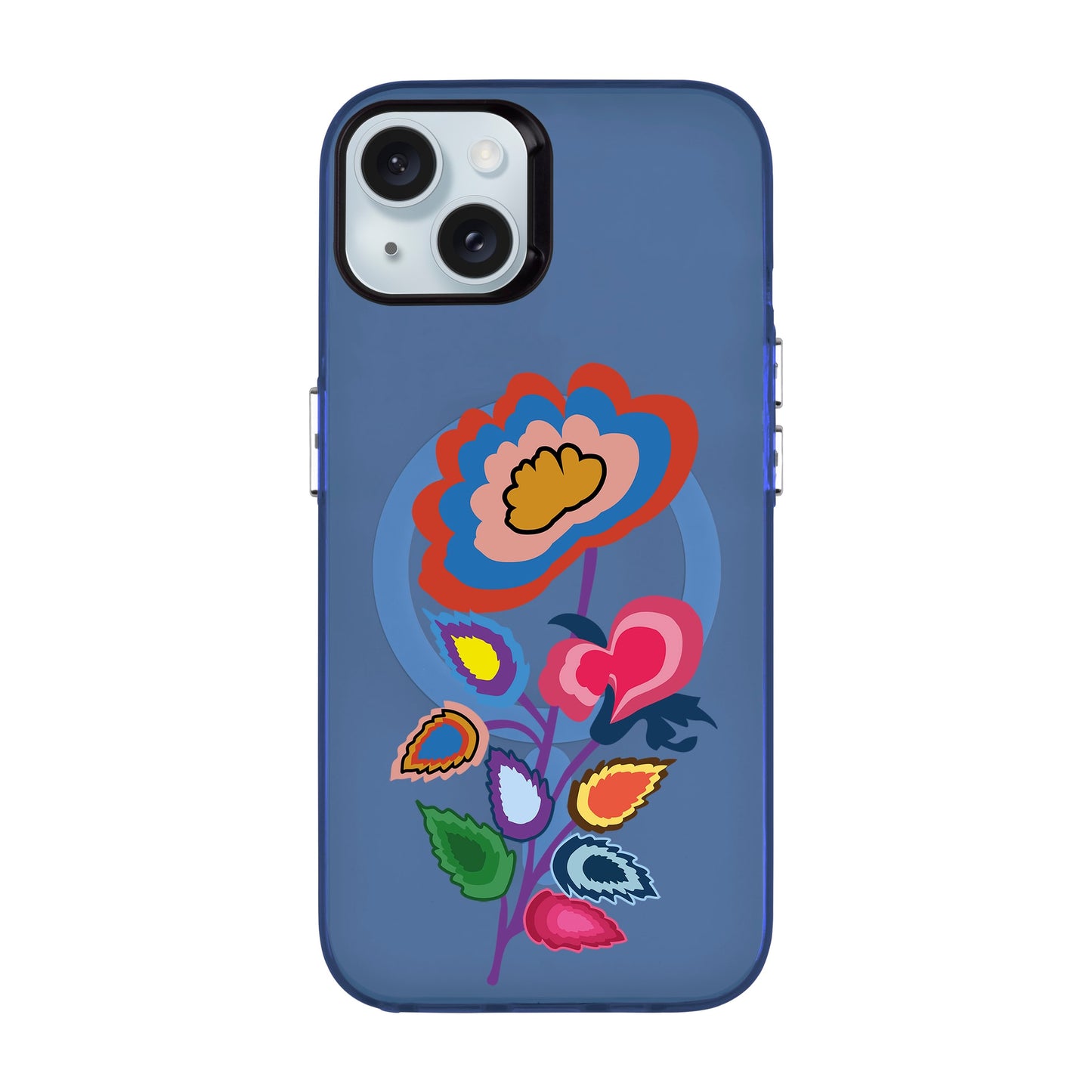 KNITTED FLOWER-iPhone 15 Plus Hold Kılıf MagSafe Özellikli