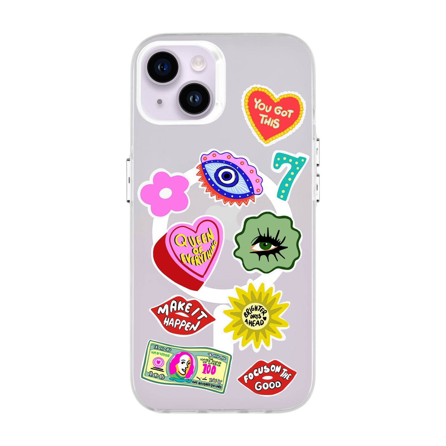 HM STICKERS-iPhone 14 Plus Hold Kılıf MagSafe Özellikli