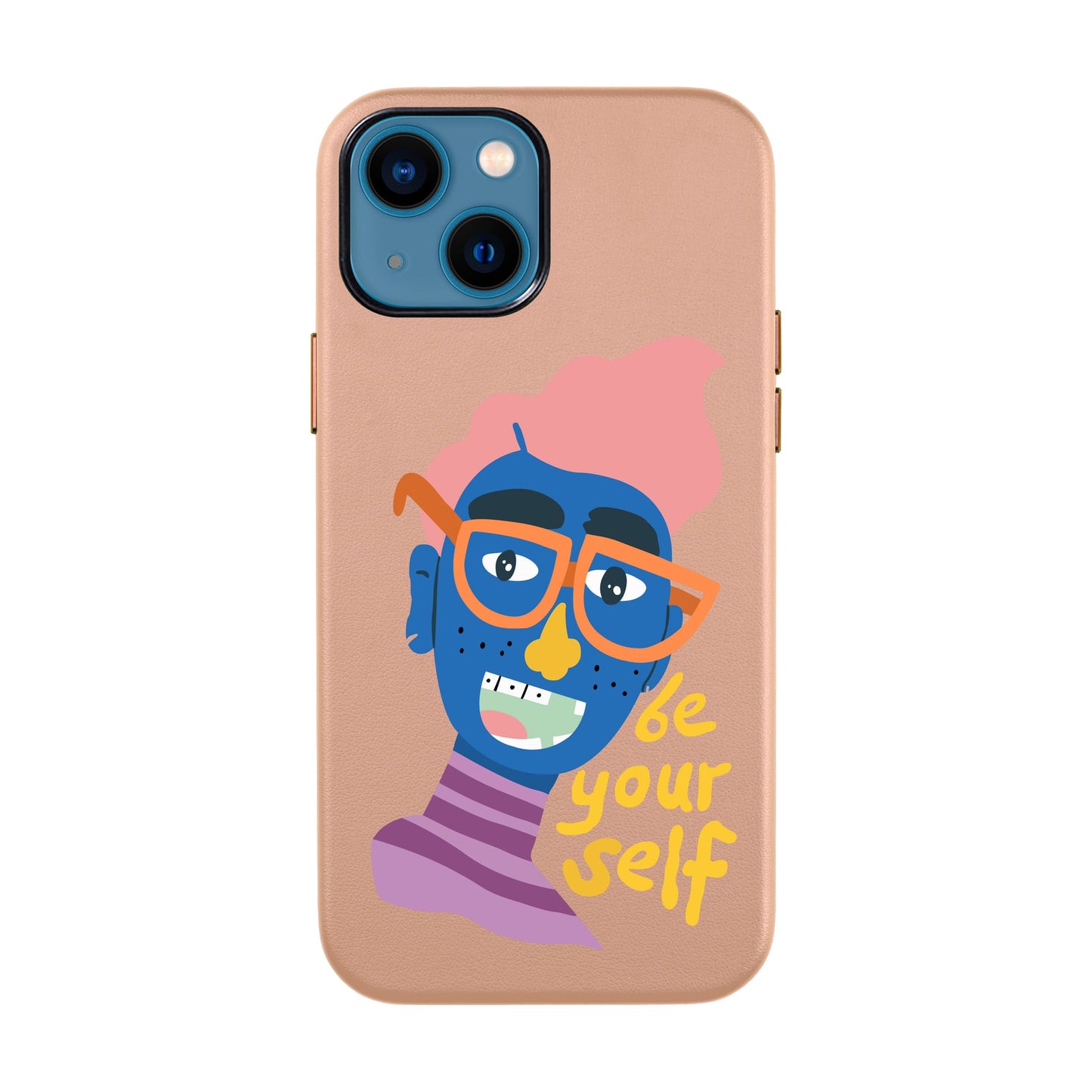 BE YOUR SELF-iPhone 13 Mini Leather Kılıf
