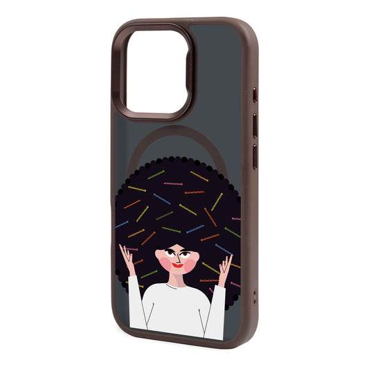 TANGLES OF HAPPINESS-Rise Kılıf MagSafe Özellikli - iPhone 16 Pro Max