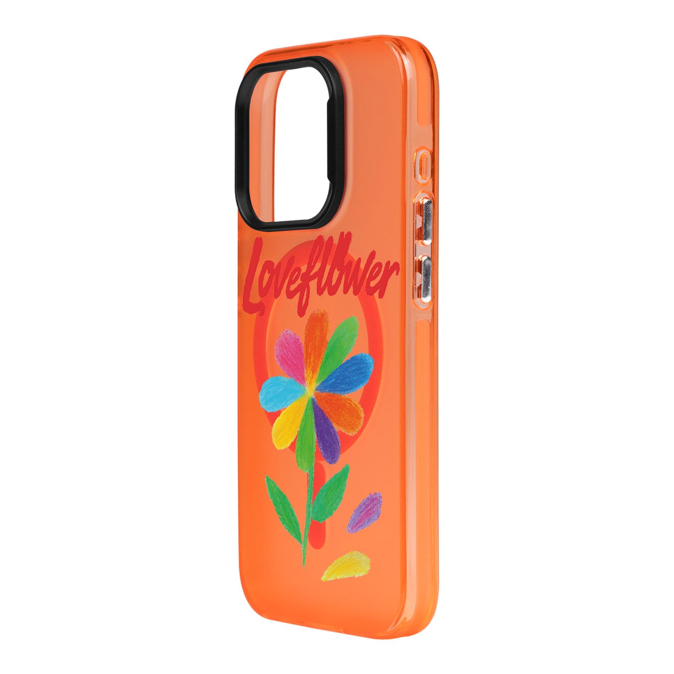 LOVE FLOWER-iPhone 14 Plus Hold Kılıf MagSafe Özellikli