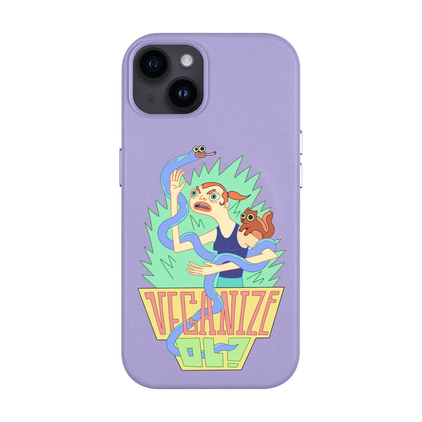VEGANİZE-iPhone 14 Plus Leather Kılıf MagSafe Özellikli
