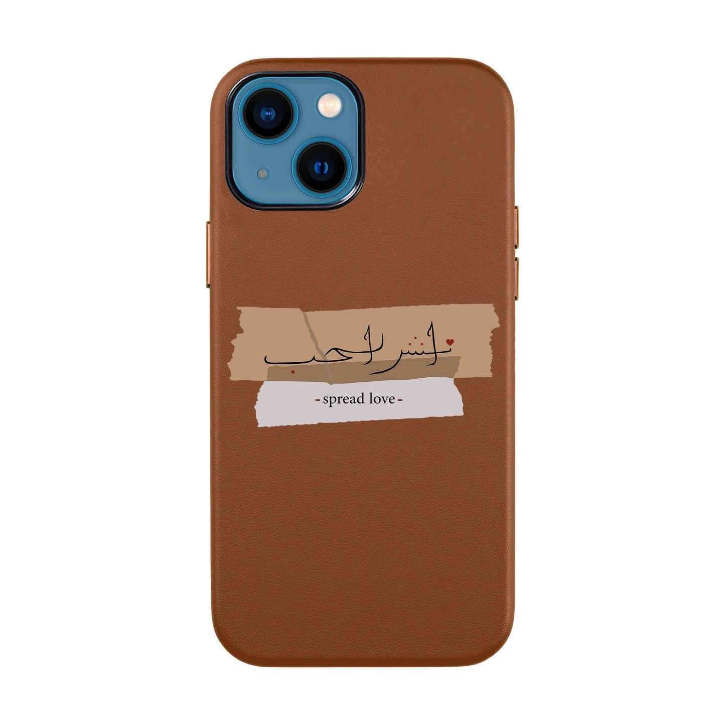 SPREAD LOVE-iPhone 14 Leather Kılıf