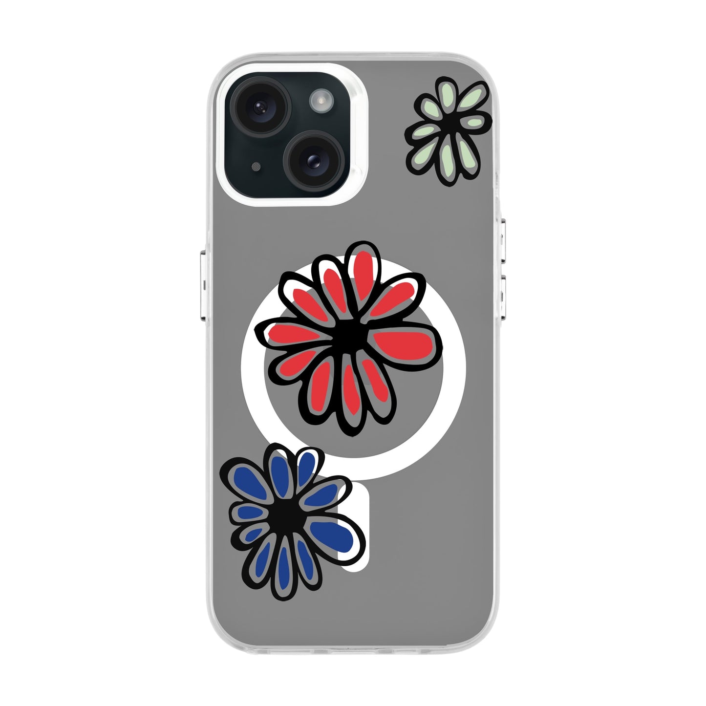 FLORIST-iPhone 15 Hold Kılıf MagSafe Özellikli