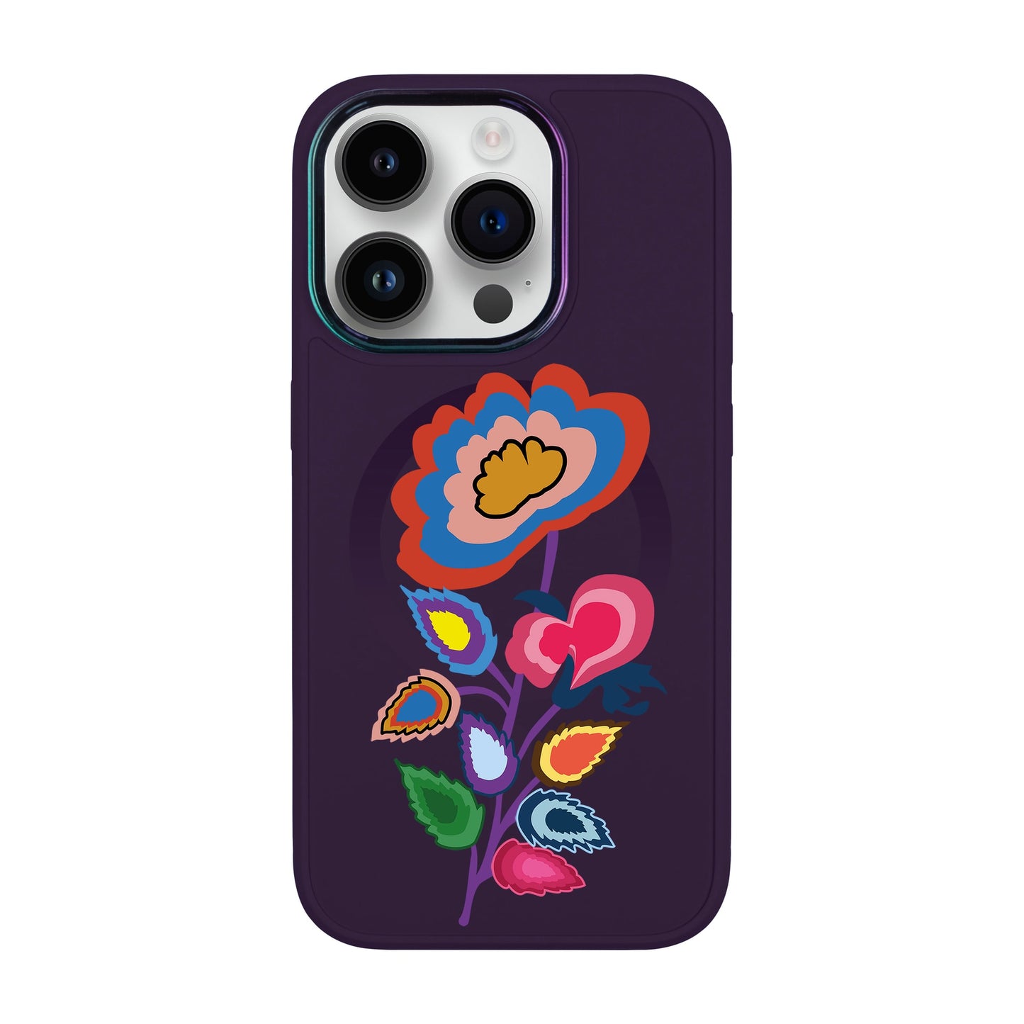 KNITTED FLOWER-iPhone 13 Pro Vigor Kılıf MagSafe Özellikli