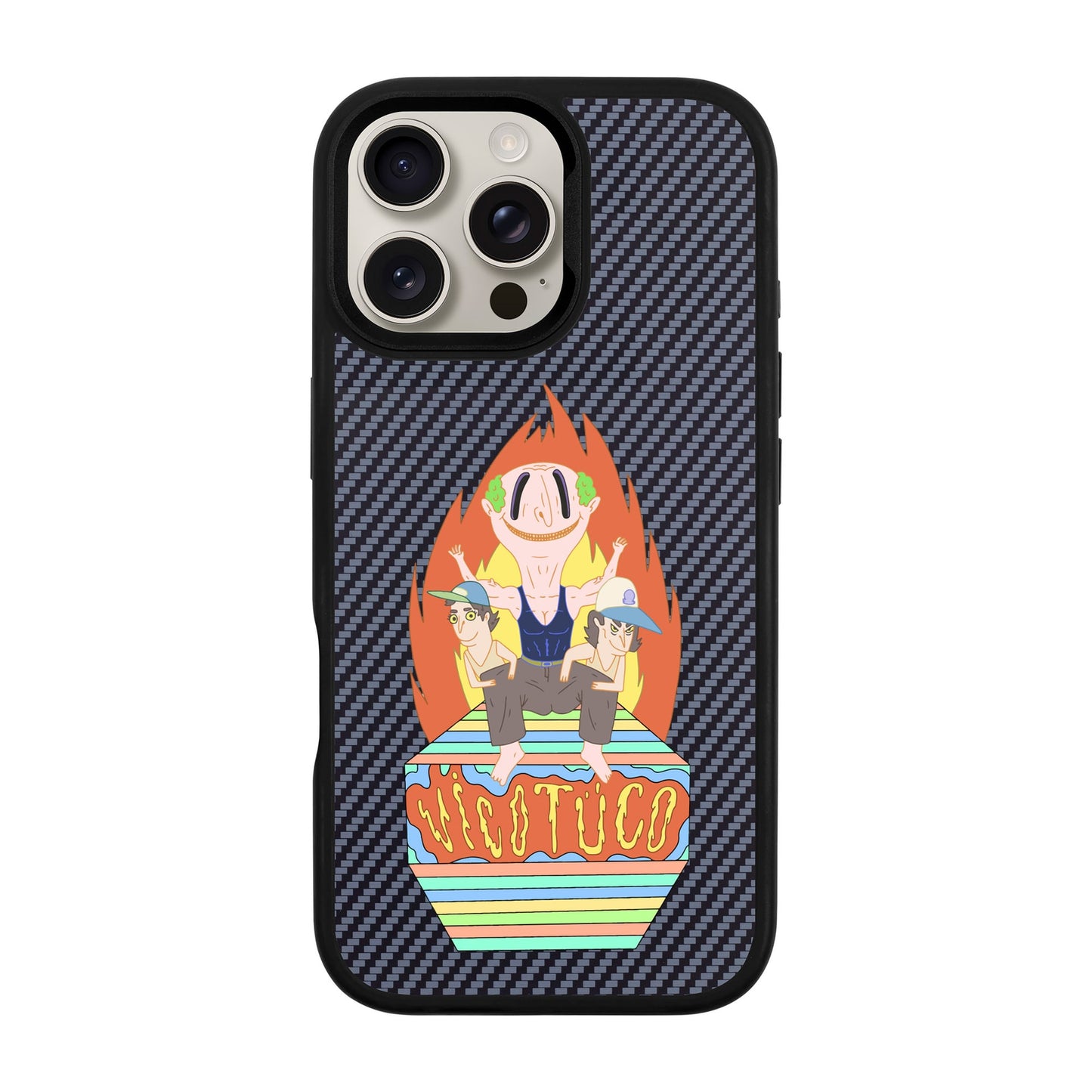 VİCOTÜCO ADAM-iPhone 16 Pro Max Plaid Kılıf MagSafe Özellikli