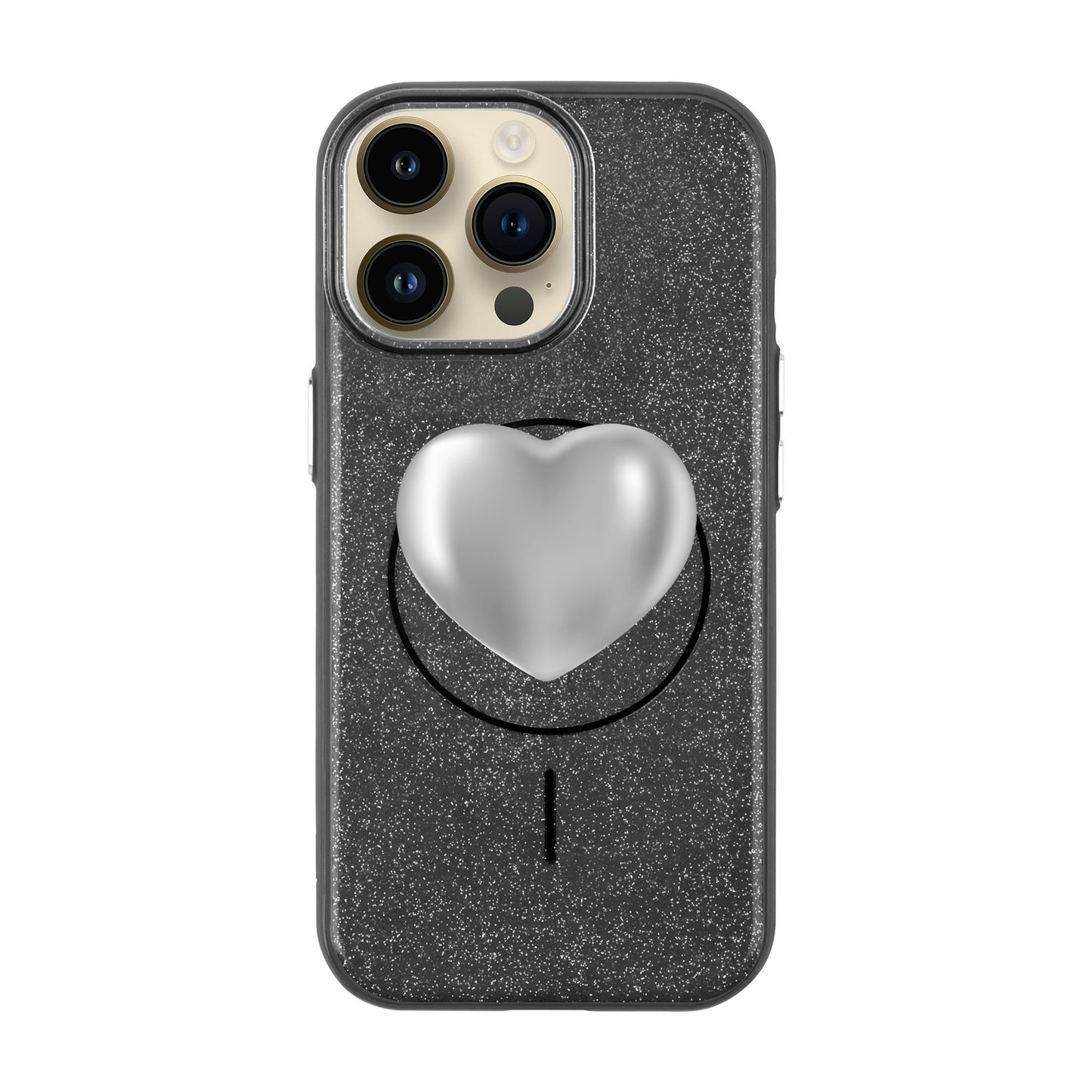SILVER HEART-iPhone 14 Pro Max Radiant Kılıf MagSafe Özellikli