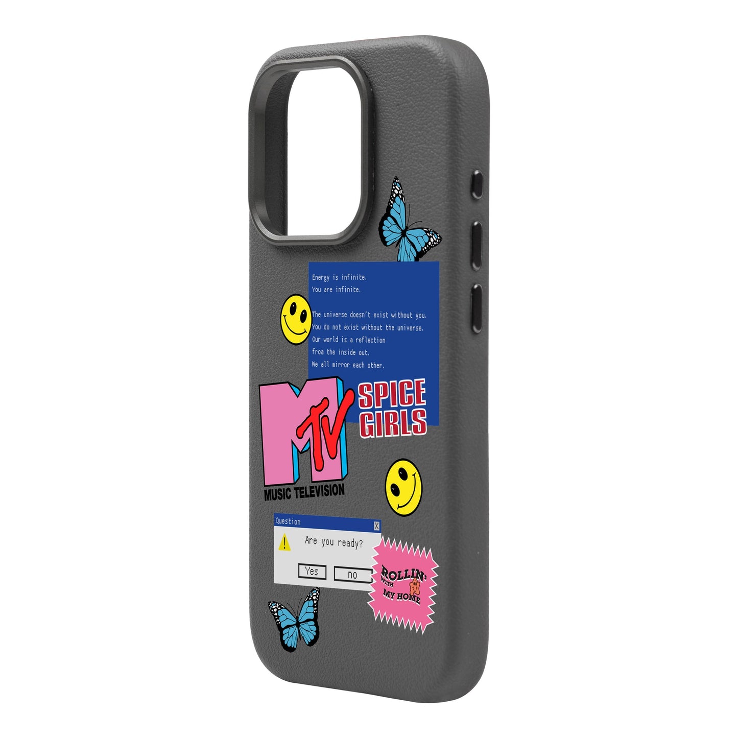 ARE YOU READY-iPhone 15 Pro Leather Premium Kılıf MagSafe Özellikli