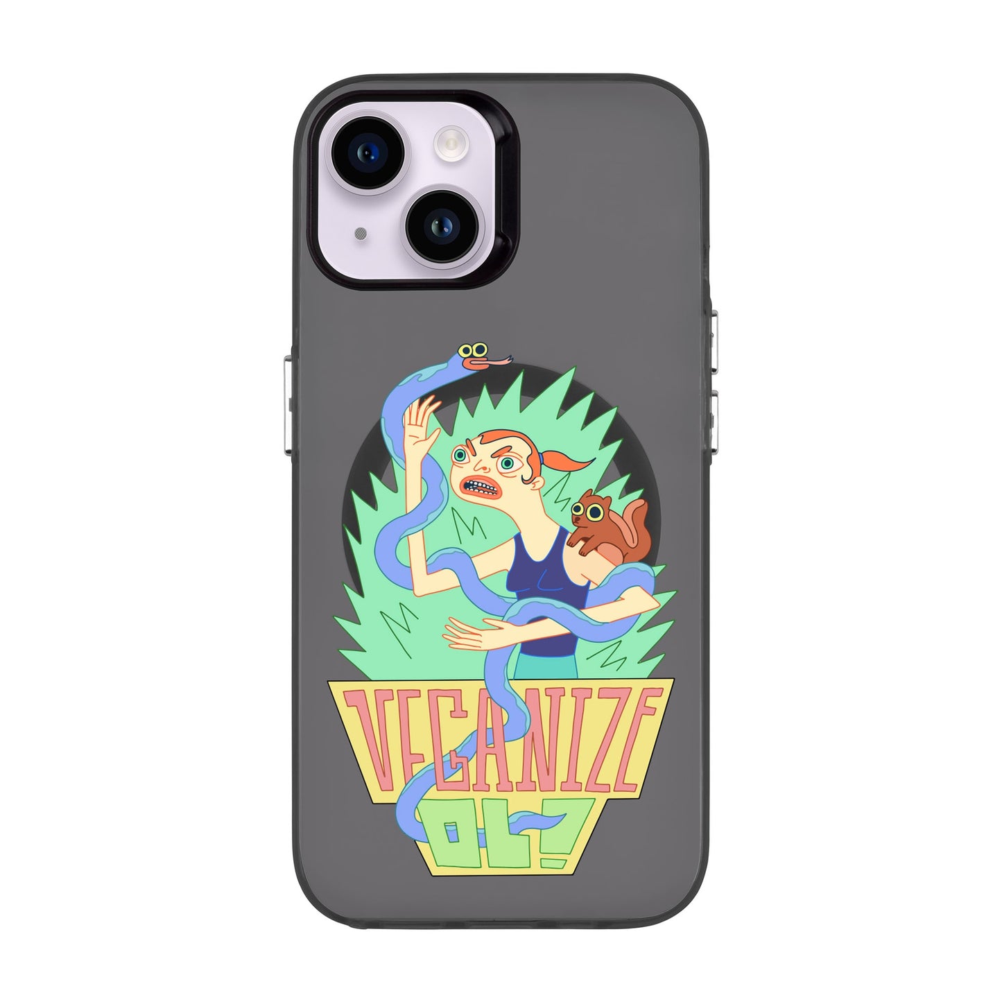 VEGANİZE-iPhone 14 Hold Kılıf MagSafe Özellikli