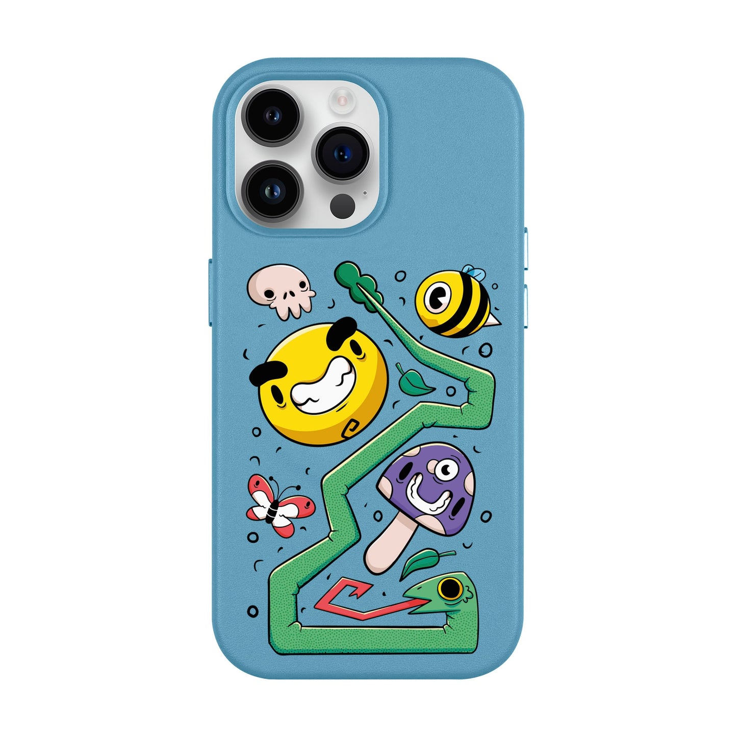 NADUR-iPhone 14 Pro Max Leather Kılıf MagSafe Özellikli