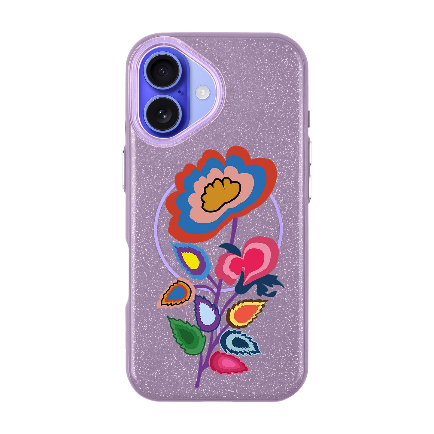 KNITTED FLOWER-iPhone 16 Plus Radiant Kılıf MagSafe Özellikli