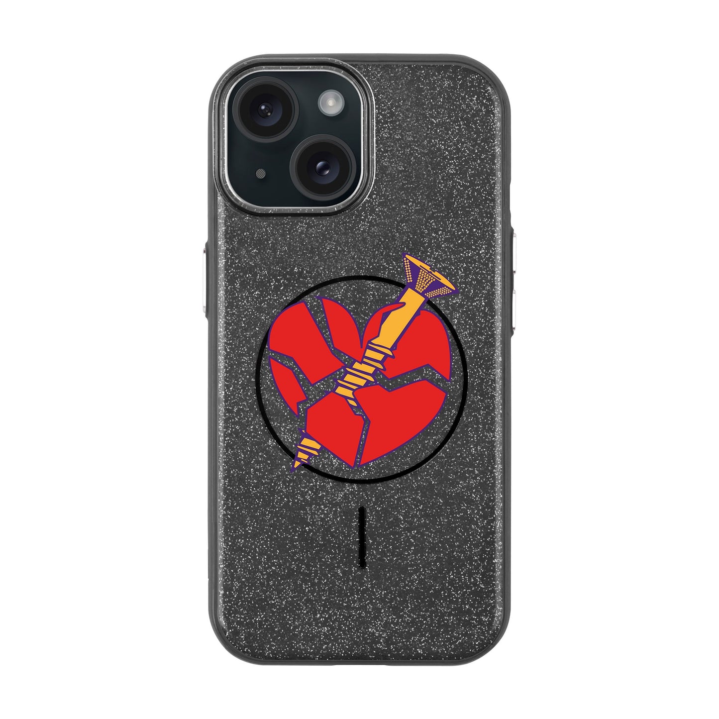 BROKEN HEART-iPhone 15 Plus Radiant Kılıf MagSafe Özellikli