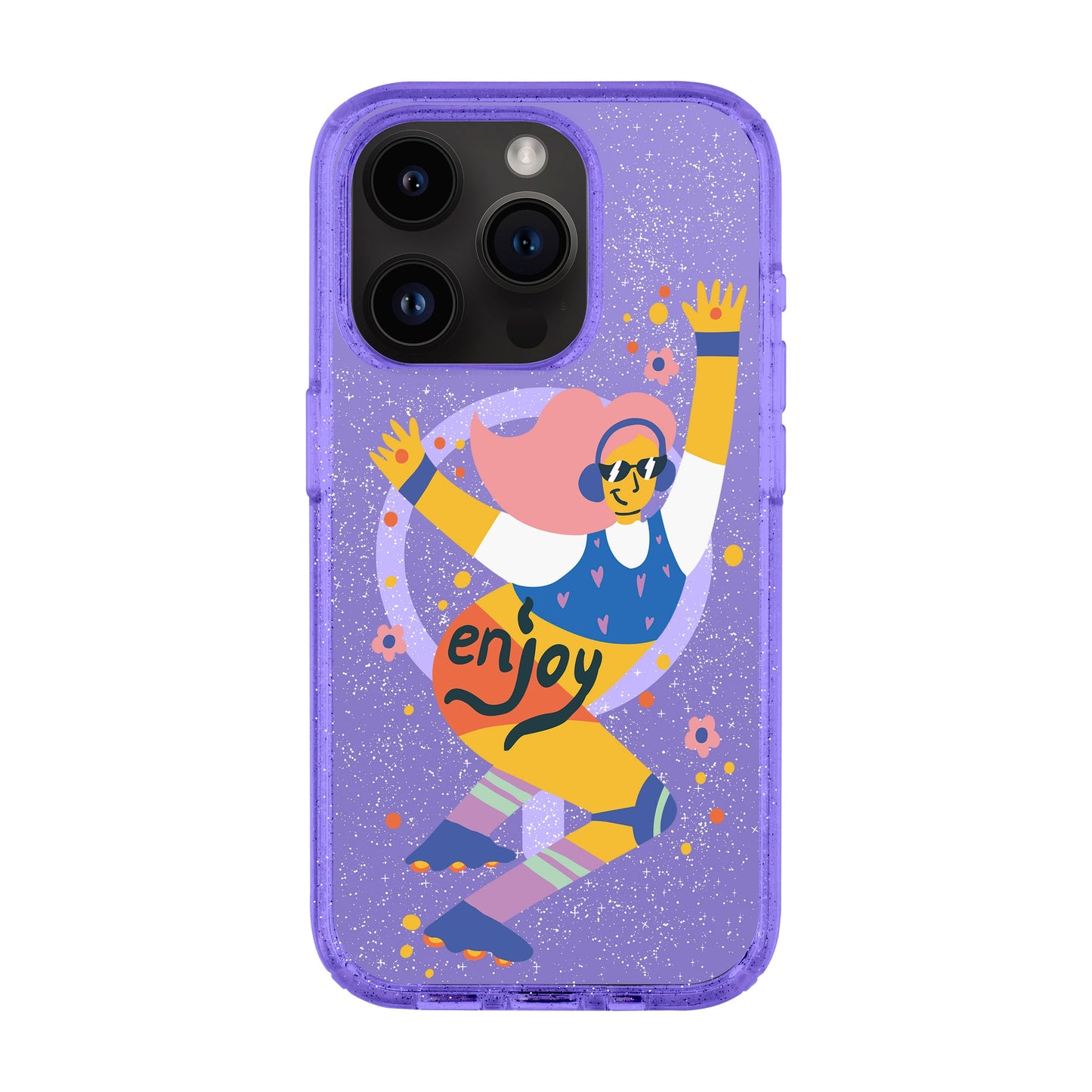 ENJOY-iPhone 14 Pro Shiny Kılıf MagSafe Özellikli