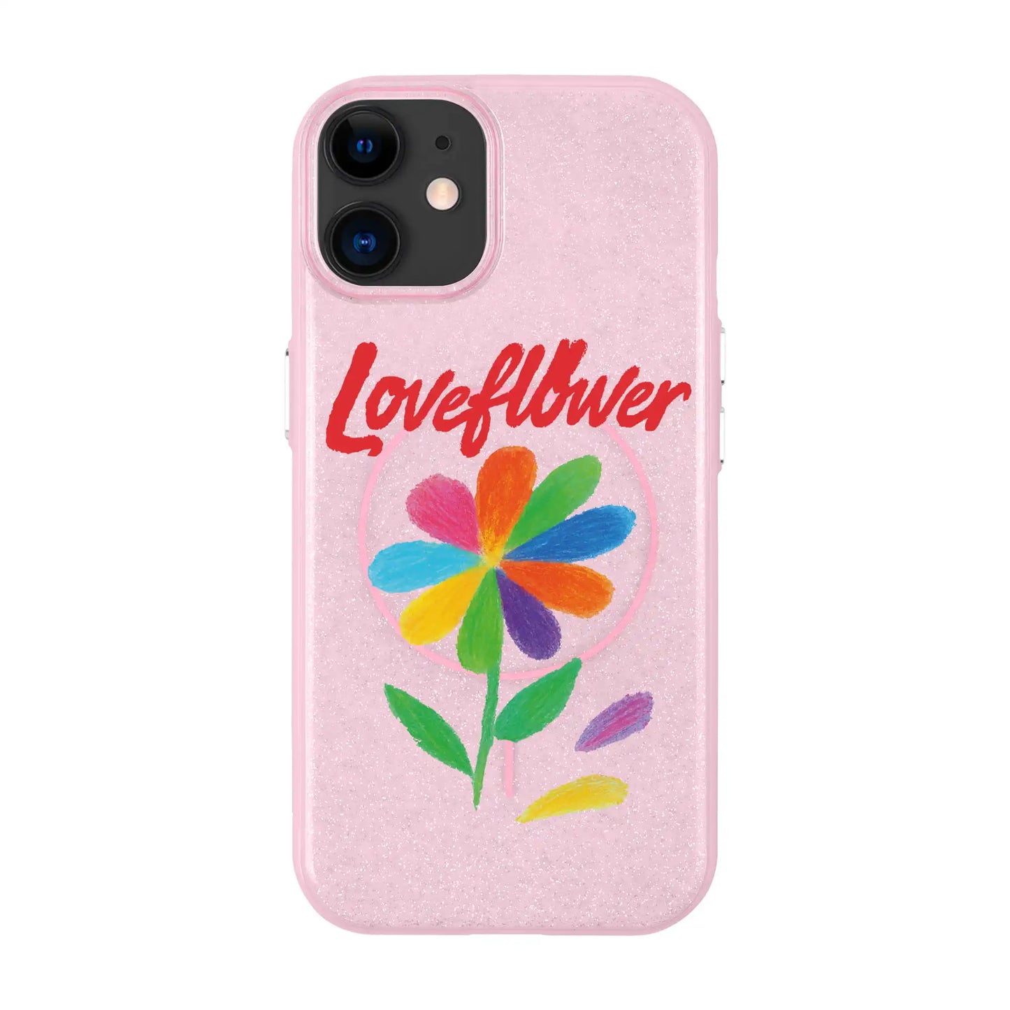 LOVE FLOWER-iPhone 11 Radiant Kılıf MagSafe Özellikli
