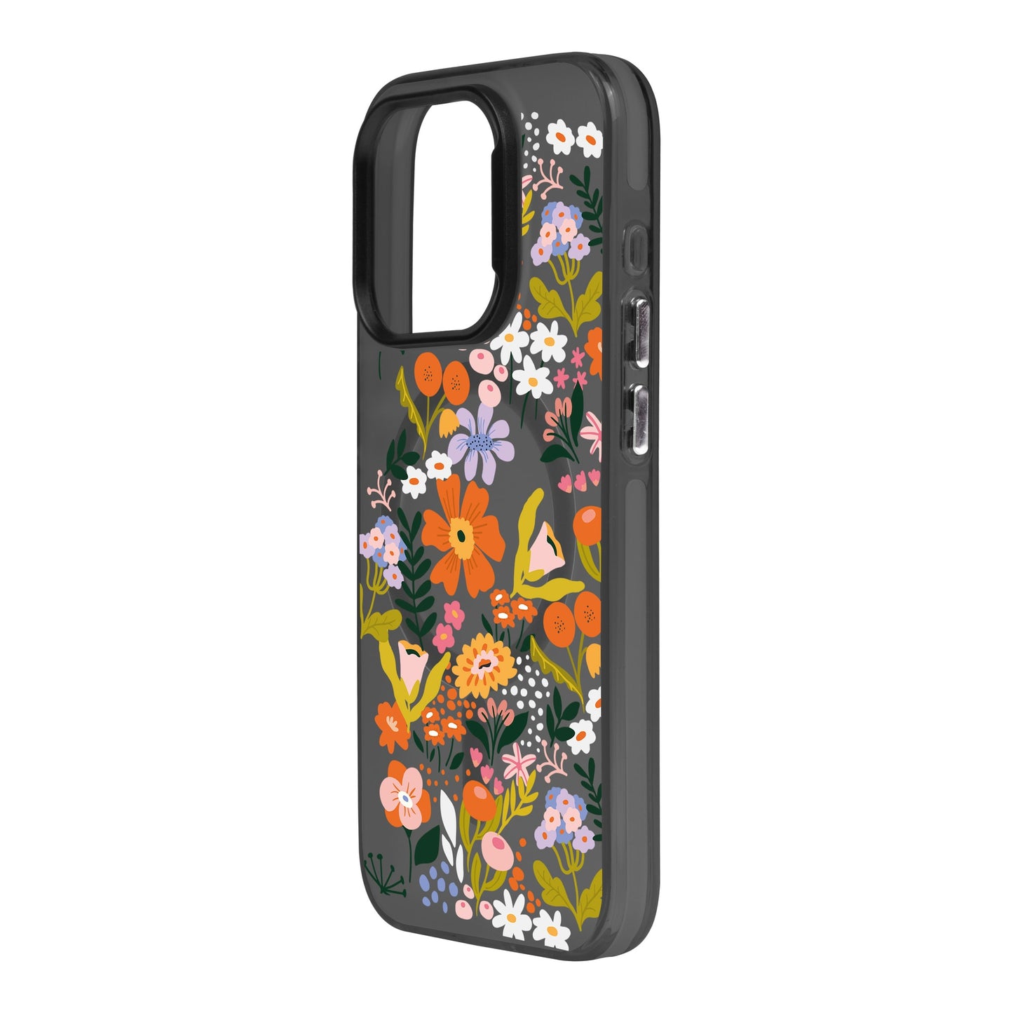 FLOWER-iPhone 15 Plus Hold Kılıf MagSafe Özellikli