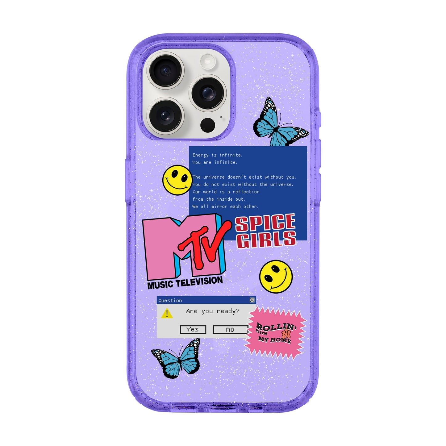 ARE YOU READY-iPhone 15 Pro Max Shiny Kılıf MagSafe Özellikli