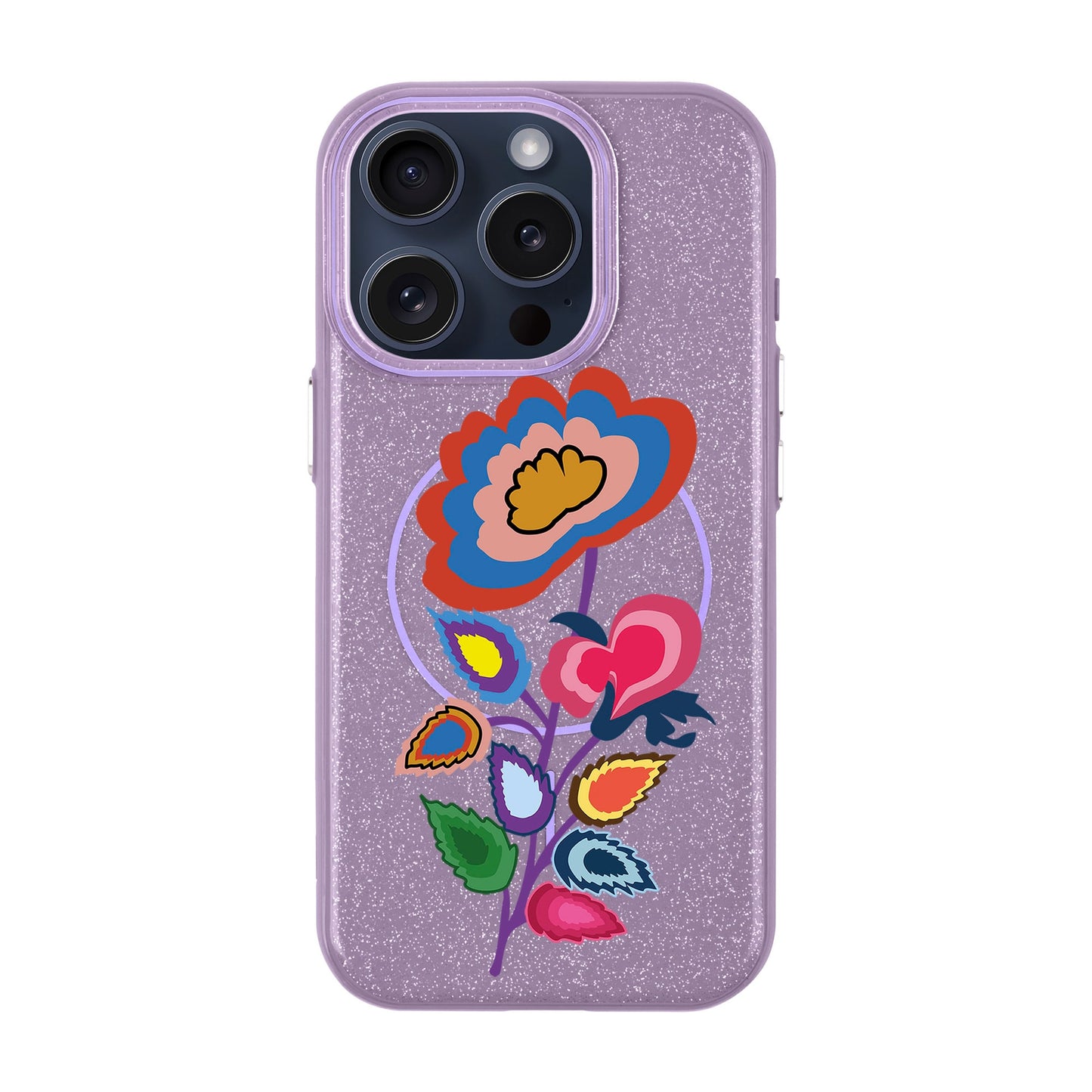 KNITTED FLOWER-iPhone 15 Pro Radiant Kılıf MagSafe Özellikli