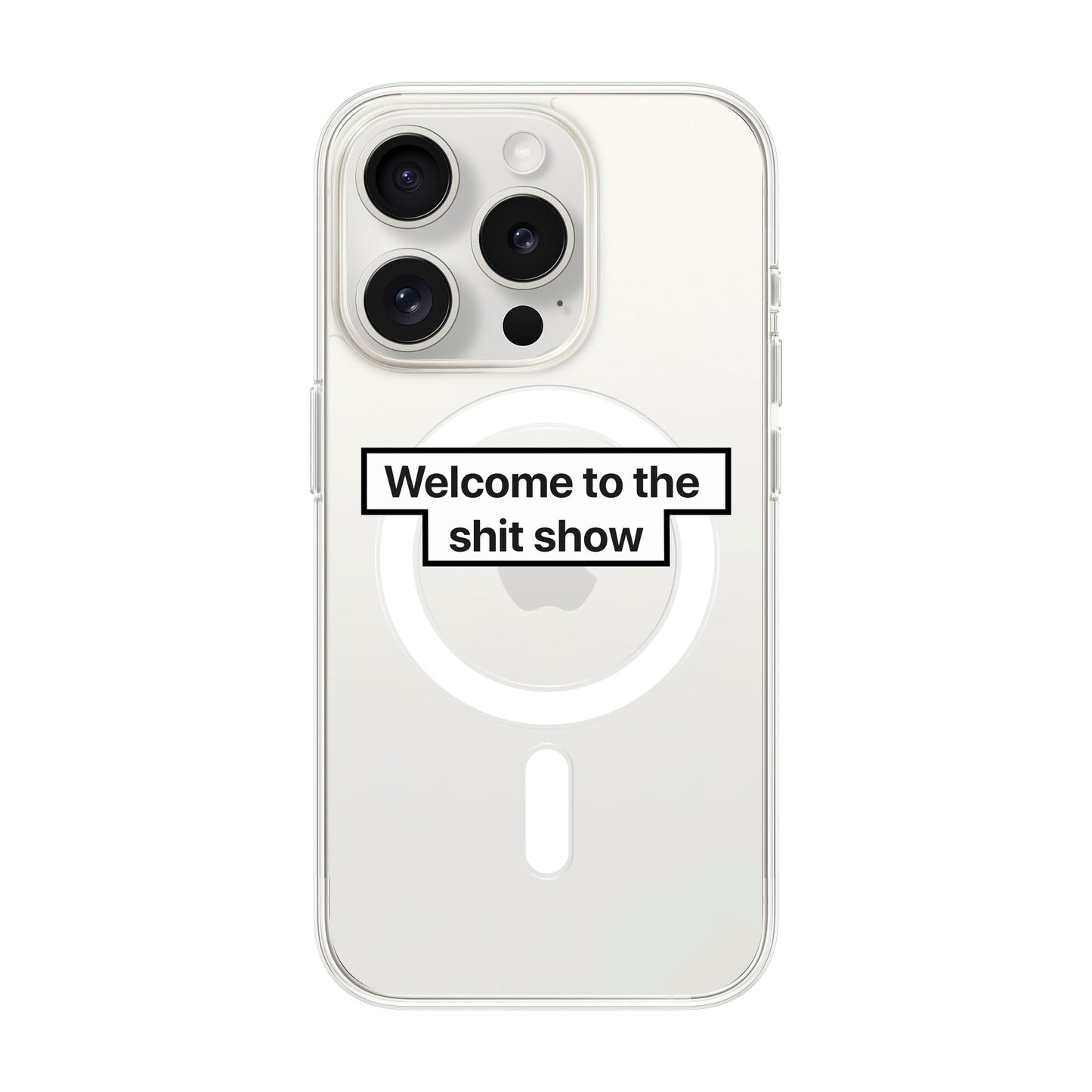 WELCOME-iPhone 15 Pro Solid Kılıf MagSafe Özellikli