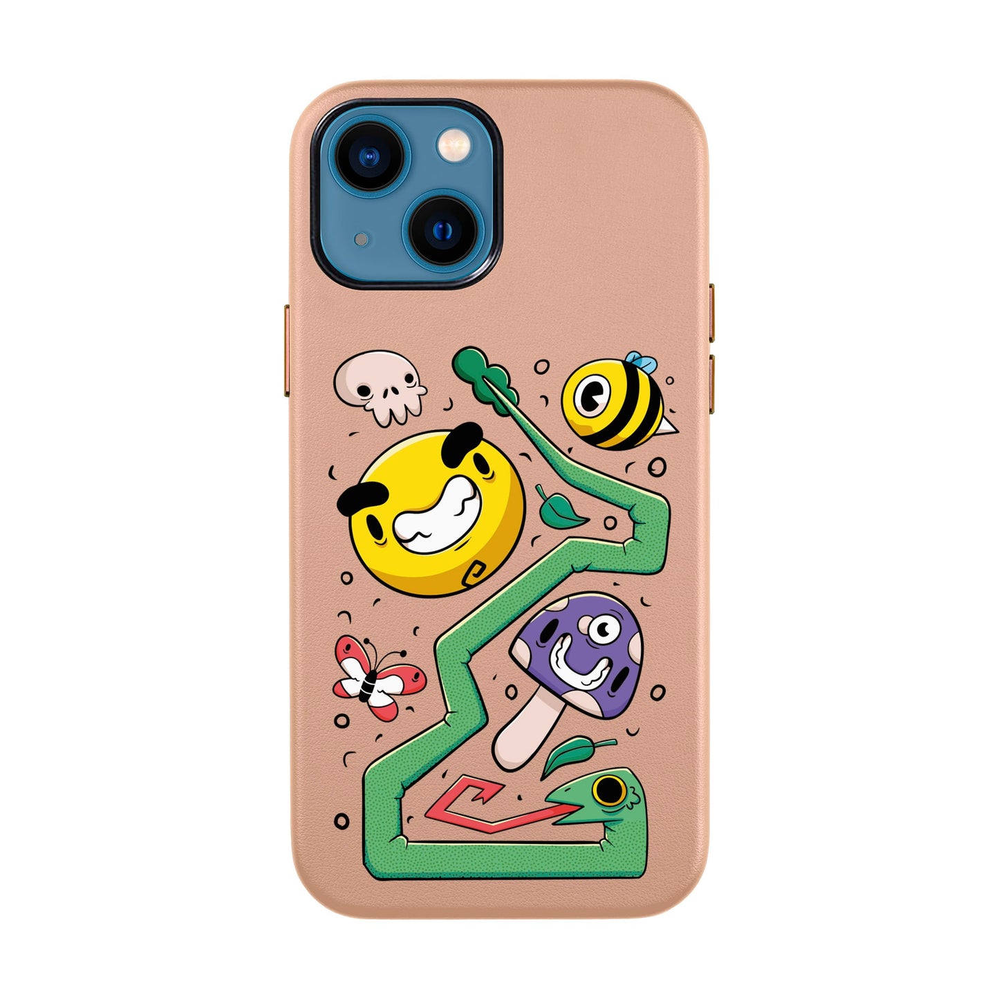 NADUR-iPhone 14 Leather Kılıf