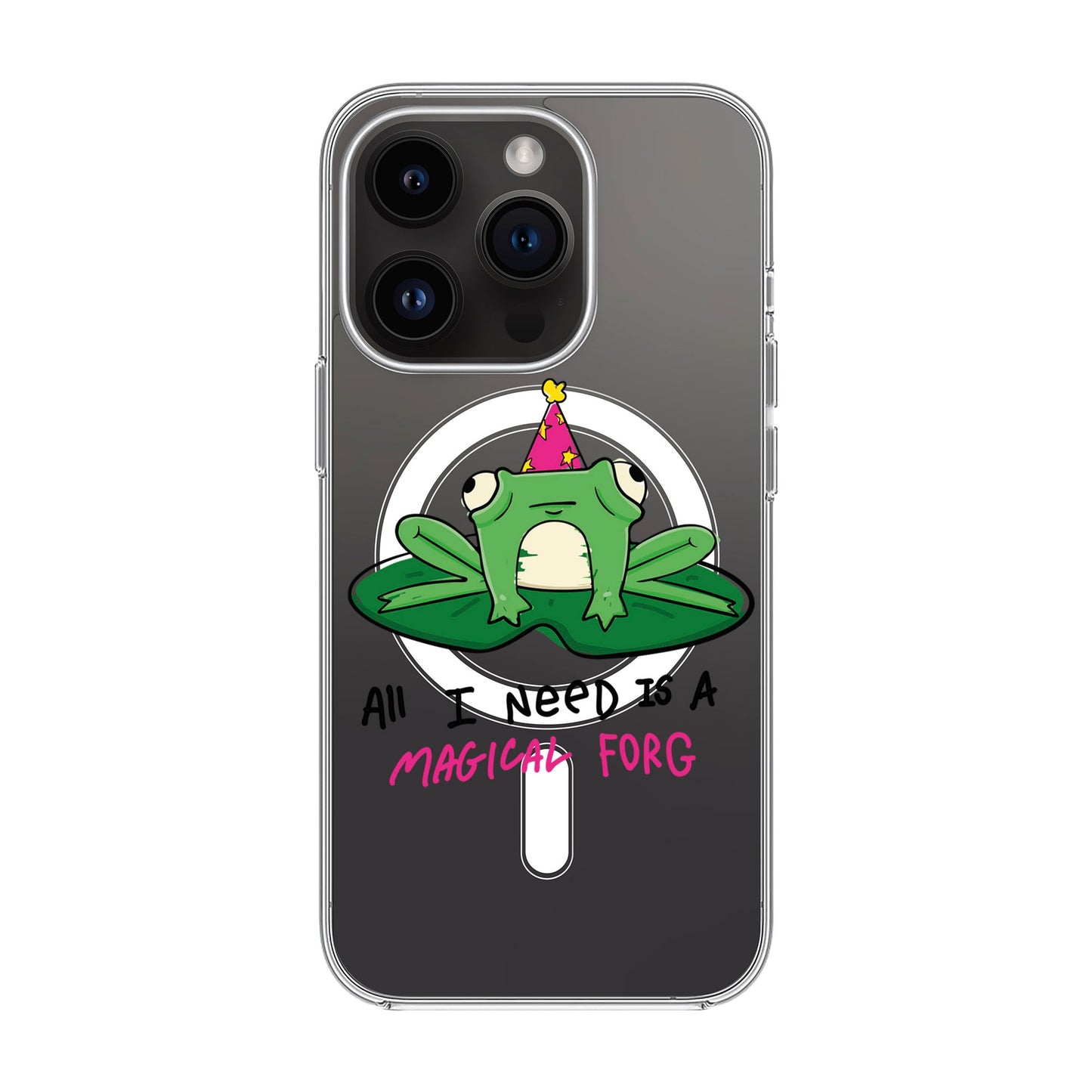 FORG-iPhone 14 Pro Solid Kılıf MagSafe Özellikli