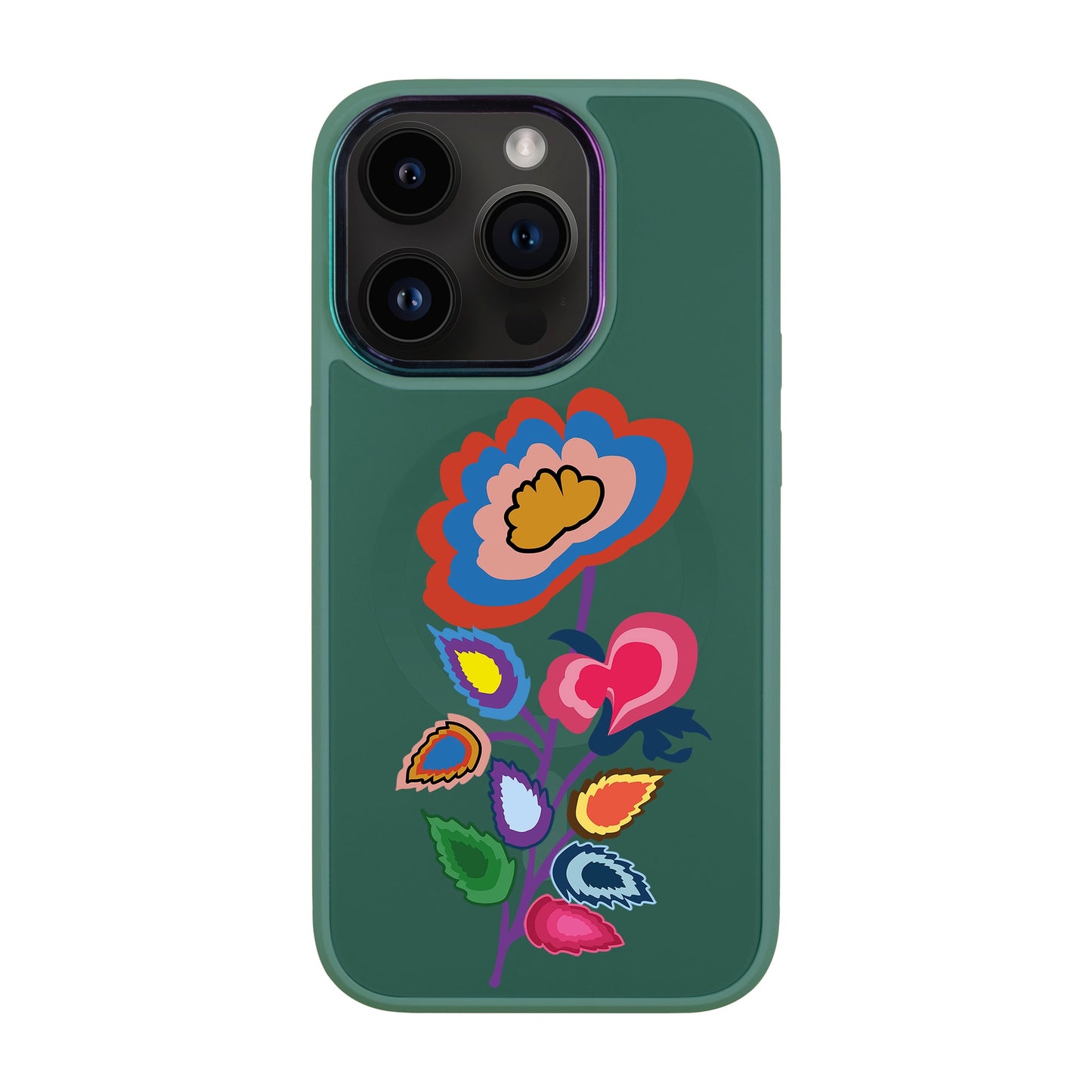 KNITTED FLOWER-iPhone 13 Pro Vigor Kılıf MagSafe Özellikli