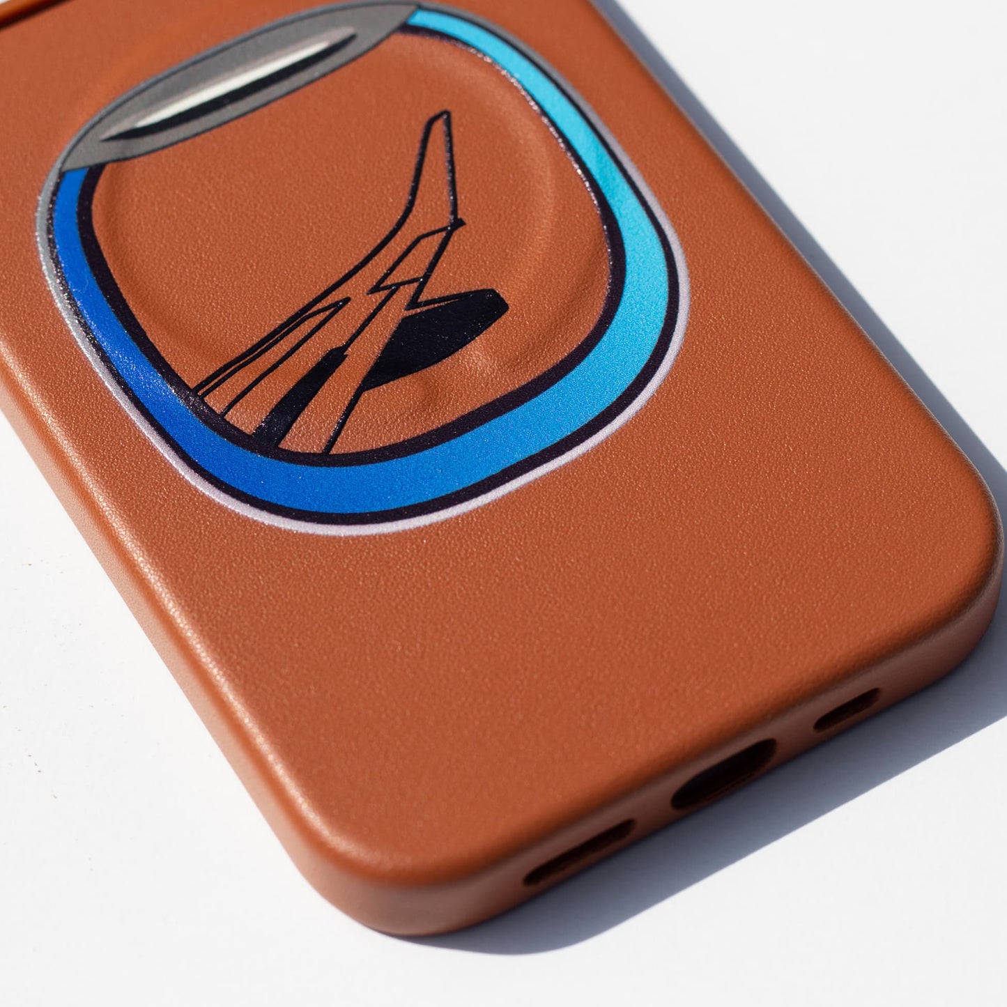AIRCRAFT WINDOW-iPhone 11 Leather Kılıf MagSafe Özellikli