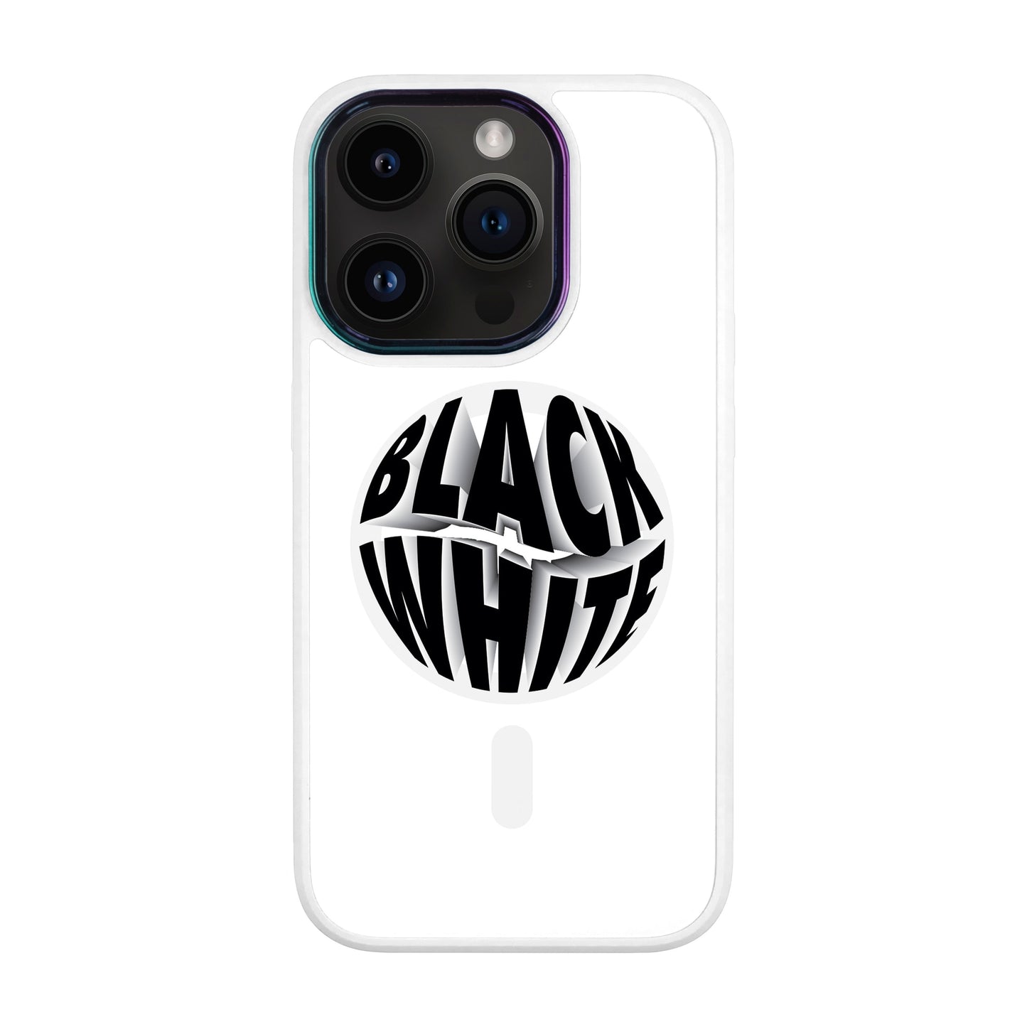 BLACK WHITE-iPhone 12 Pro Vigor Kılıf MagSafe Özellikli