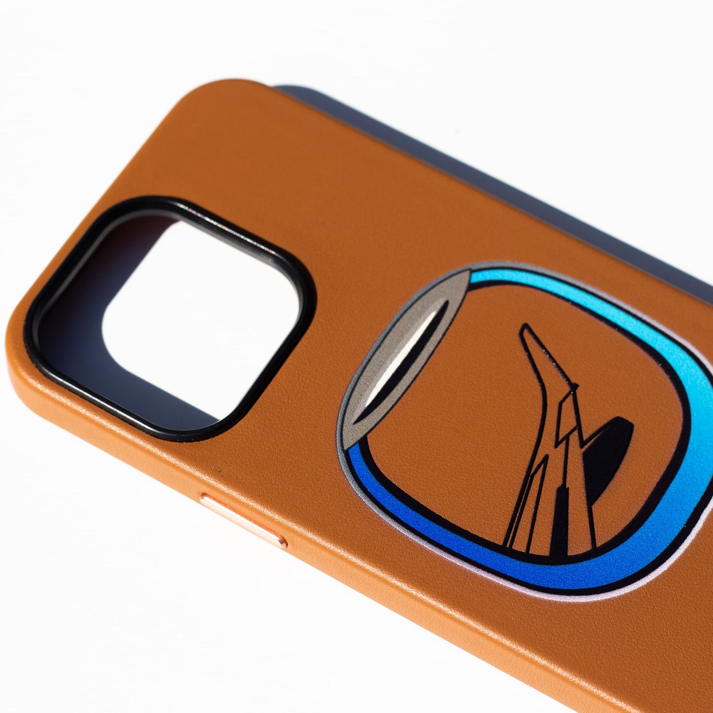 AIRCRAFT WINDOW-iPhone 14 Leather Kılıf