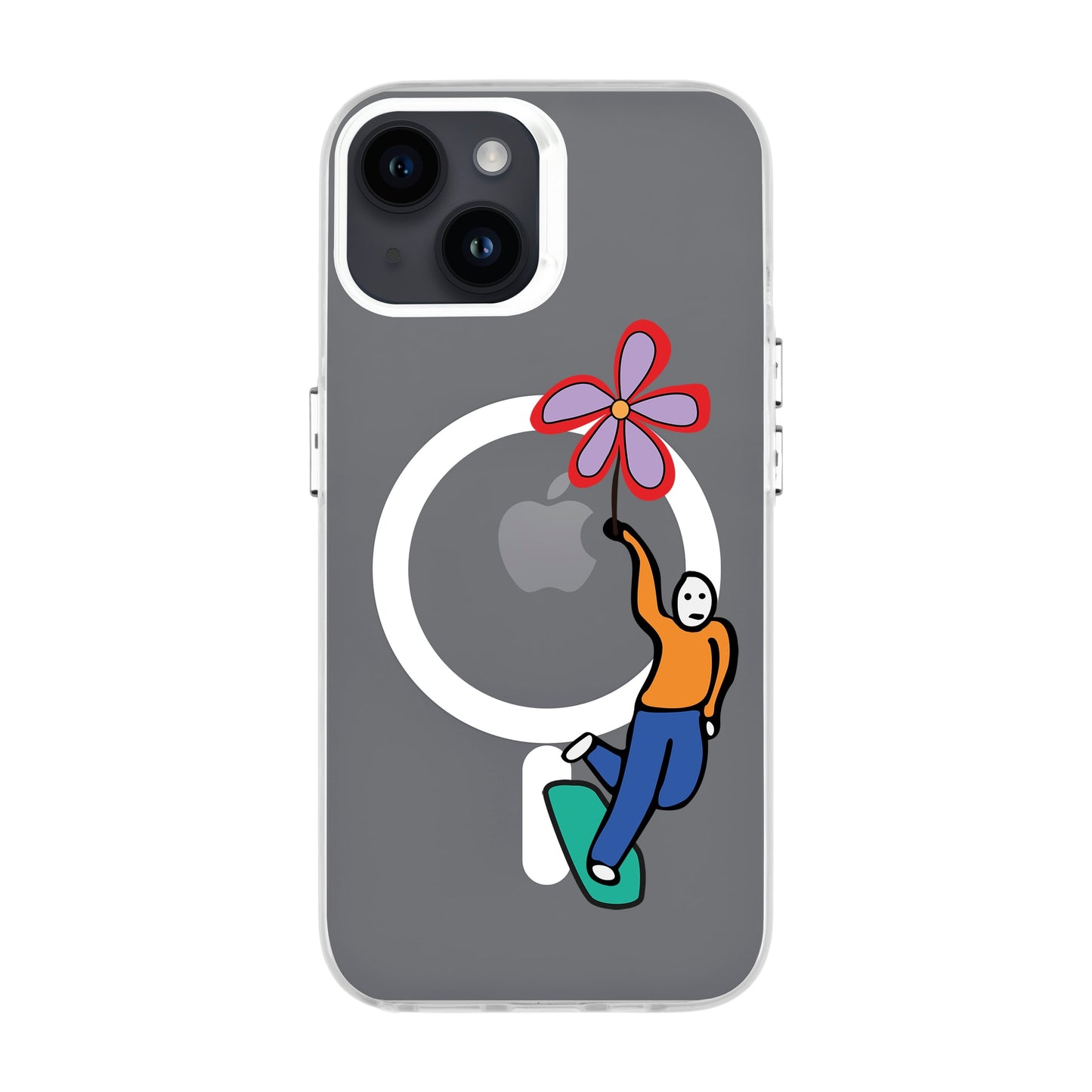 SKATEBOARDER-iPhone 14 Hold Kılıf MagSafe Özellikli