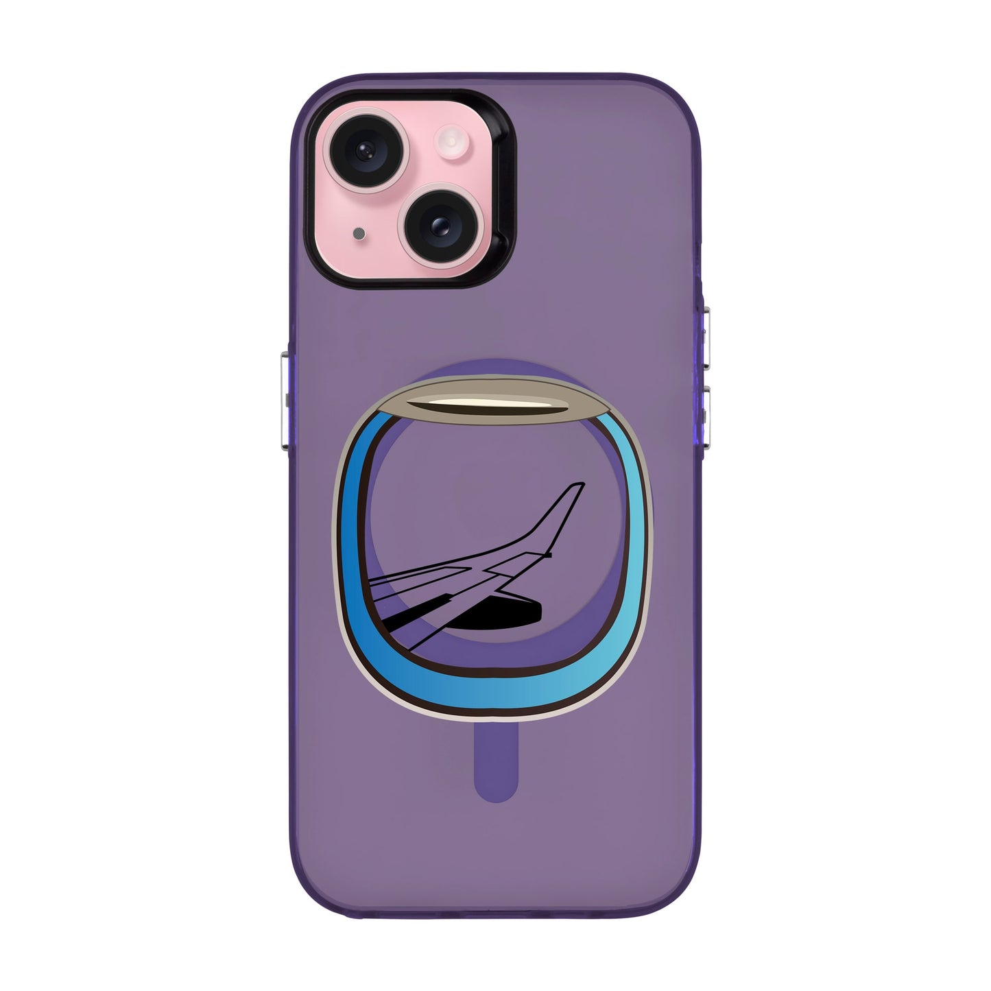 AIRCRAFT WINDOW-iPhone 15 Hold Kılıf MagSafe Özellikli