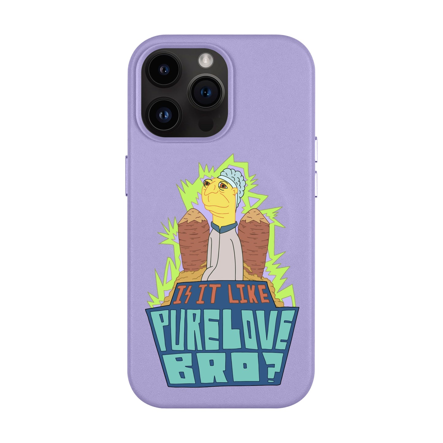 PURE LOVE-iPhone 14 Pro Max Leather Kılıf MagSafe Özellikli