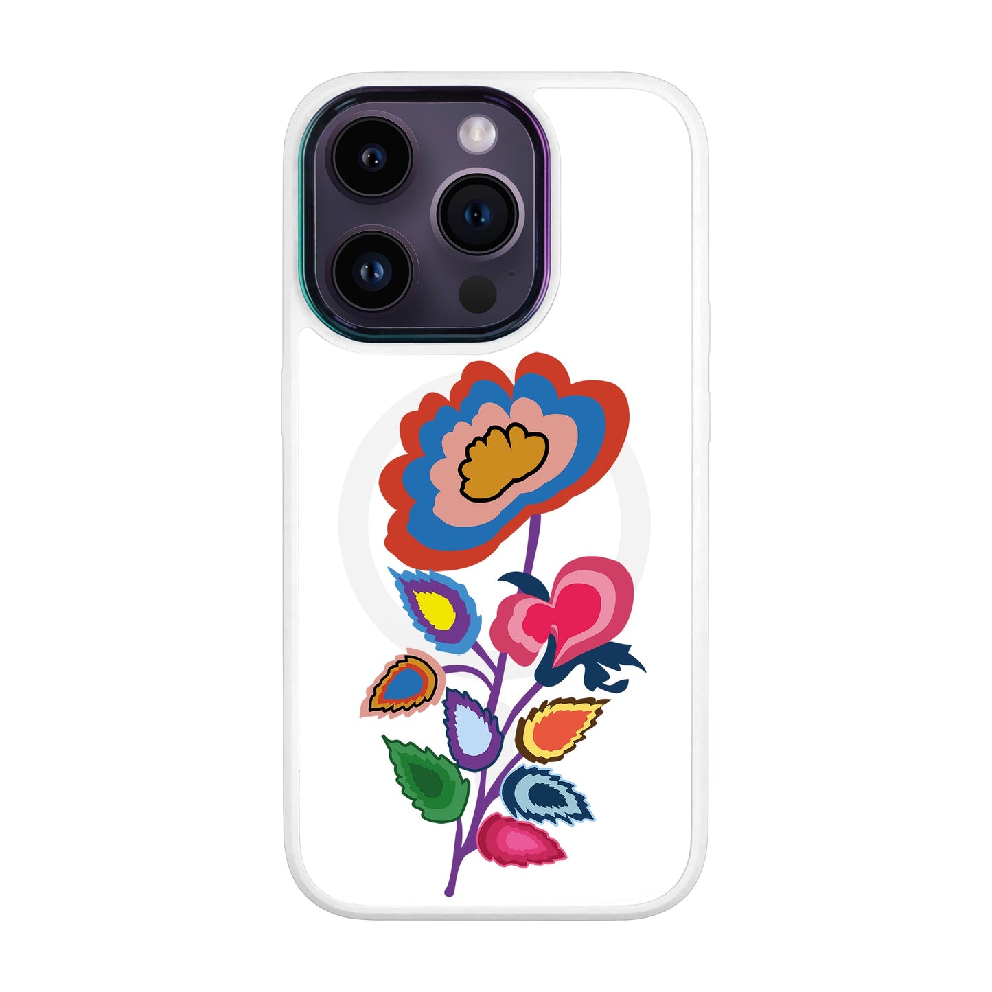 KNITTED FLOWER-iPhone 13 Pro Vigor Kılıf MagSafe Özellikli