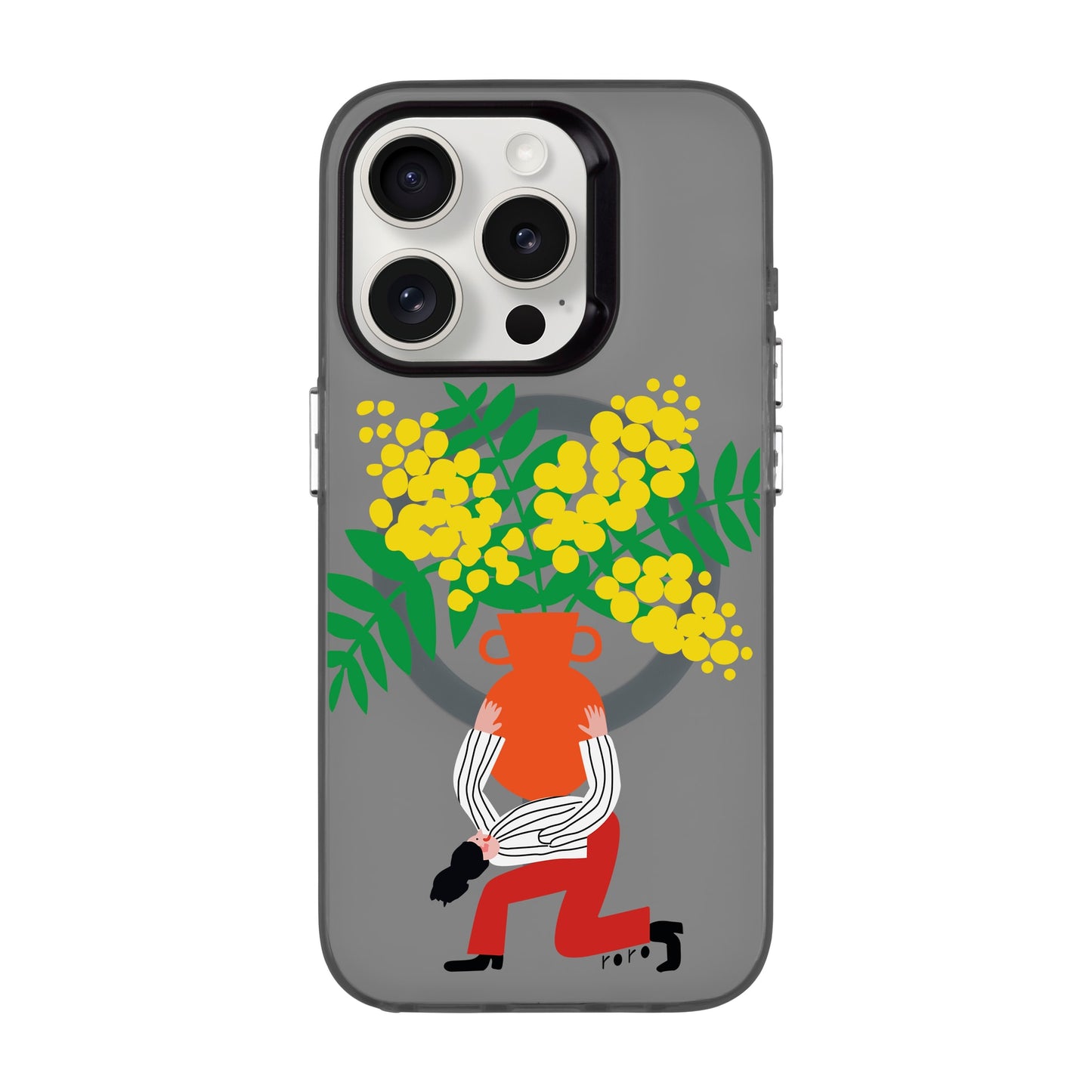 VASE-iPhone 15 Pro Hold Kılıf MagSafe Özellikli