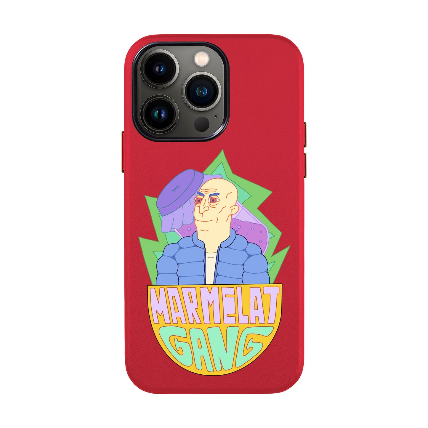 MARMELAT GANG-iPhone 13 Pro Max Leather Kılıf