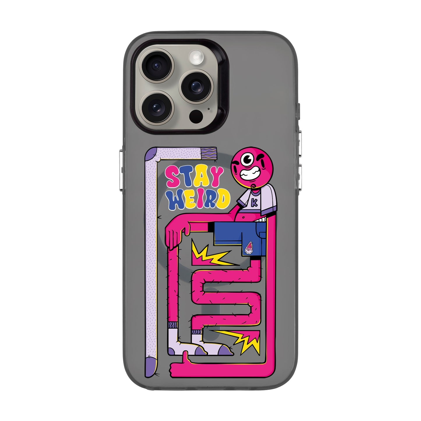 OG TOOTHY-iPhone 15 Pro Max Hold Kılıf MagSafe Özellikli