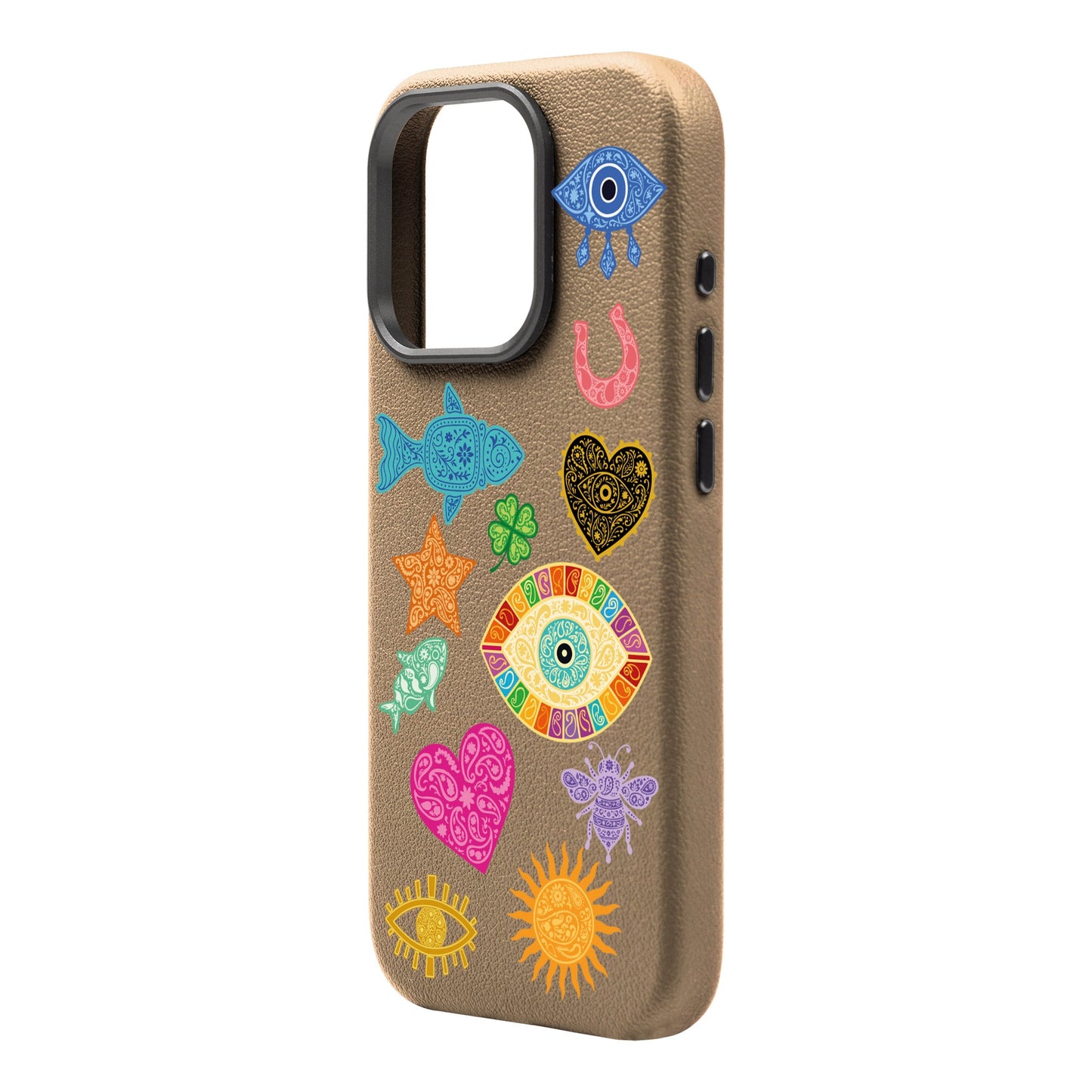 CHARMS BY BERRİN ÖZKAN-iPhone 16 Pro Max Leather Premium Kılıf MagSafe Özellikli