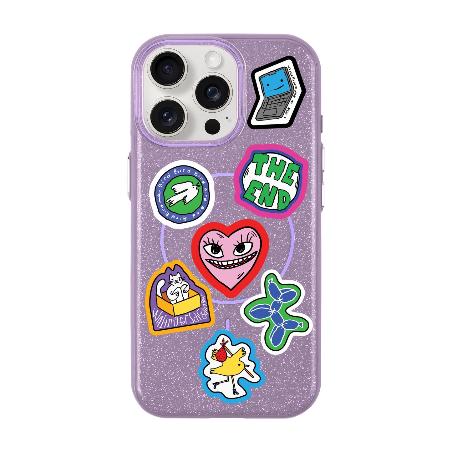 TŌTEN STICKERZ-iPhone 15 Pro Max Radiant Kılıf MagSafe Özellikli
