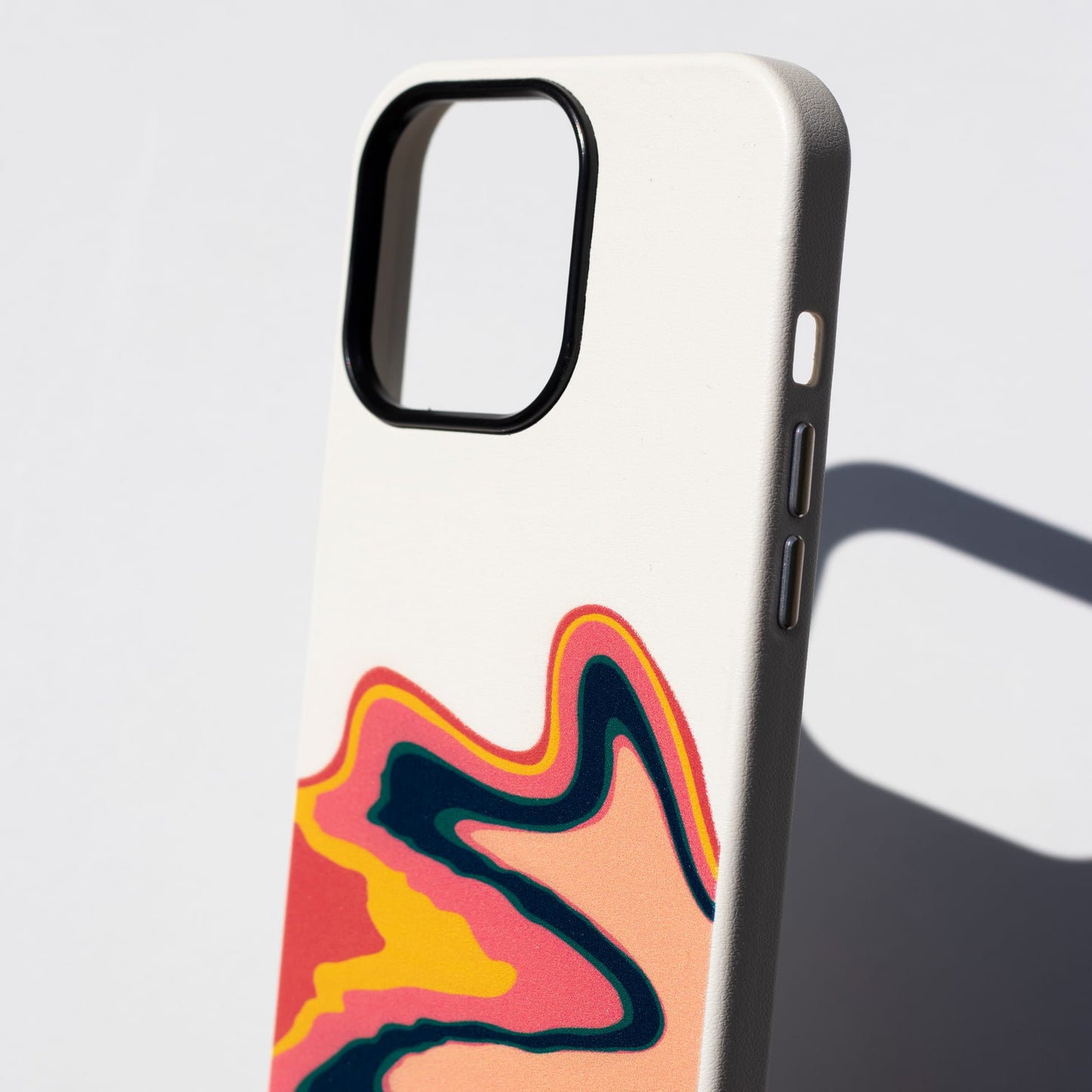 US IN ESSENCE-iPhone 14 Leather Kılıf