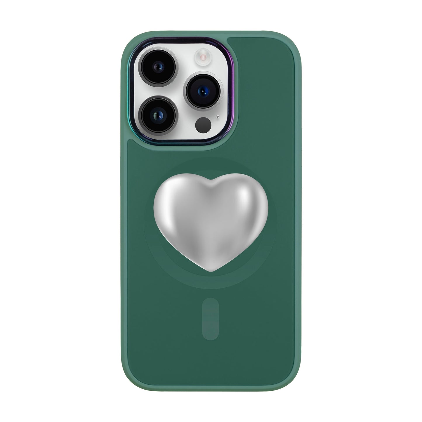 SILVER HEART-iPhone 13 Pro Vigor Kılıf MagSafe Özellikli