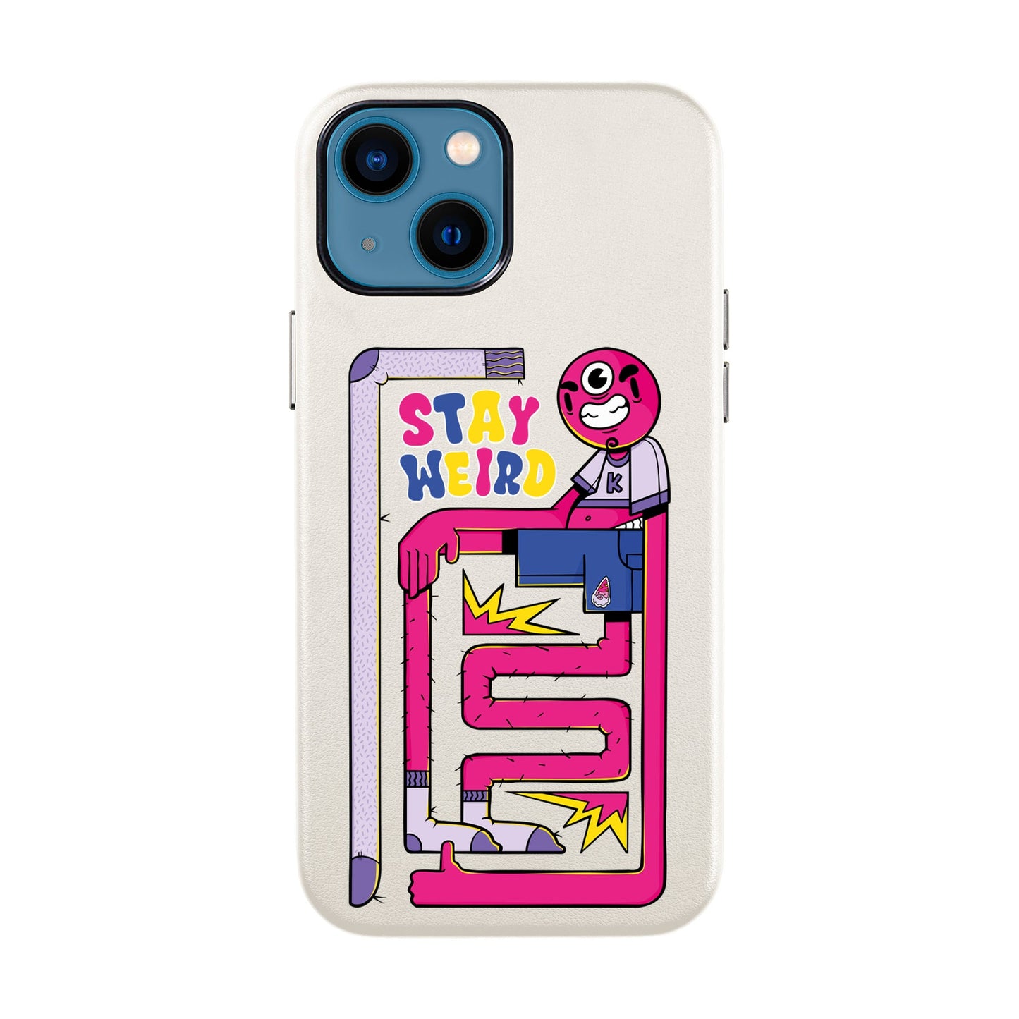 OG TOOTHY-iPhone 13 Mini Leather Kılıf
