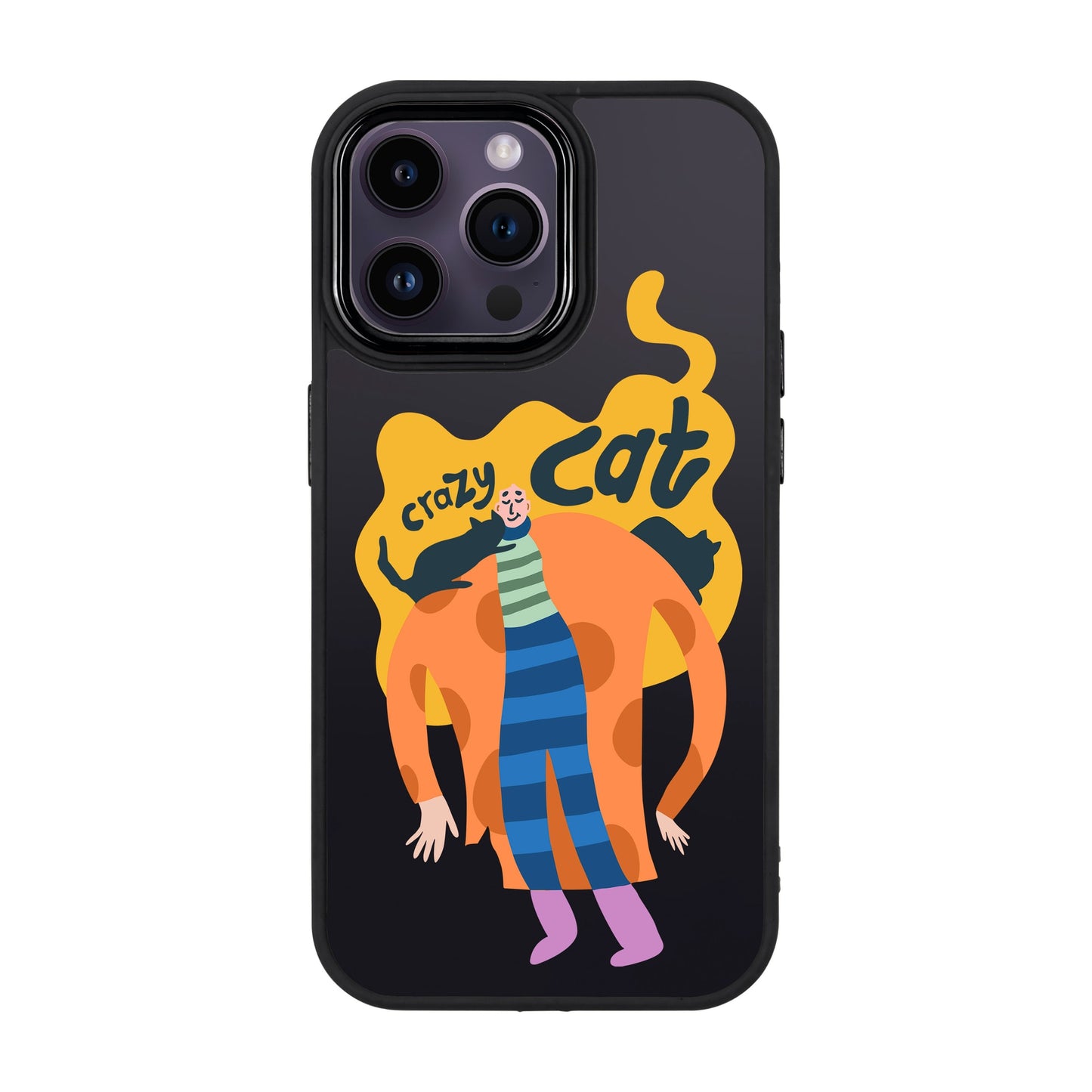 CRAZY CAT-iPhone 14 Pro Max Proof Kılıf