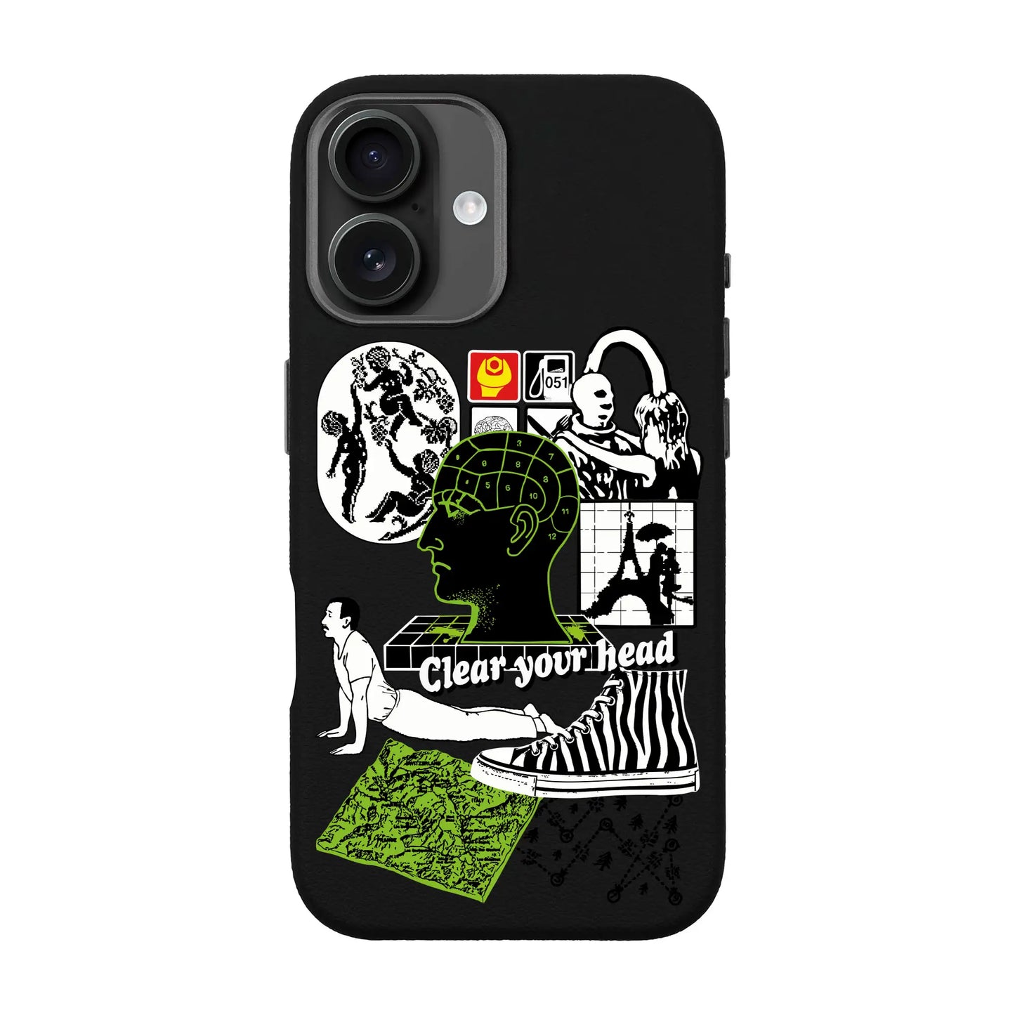 CLEAR YOUR HEAD-iPhone 16 Plus Leather Premium Kılıf MagSafe Özellikli