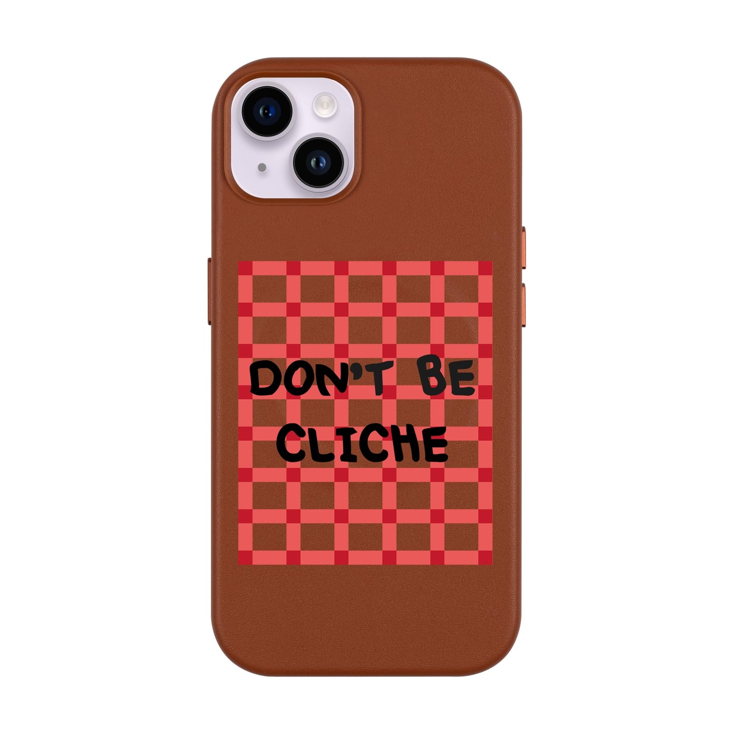 DON'T BE CLICHE-iPhone 14 Plus Leather Kılıf MagSafe Özellikli